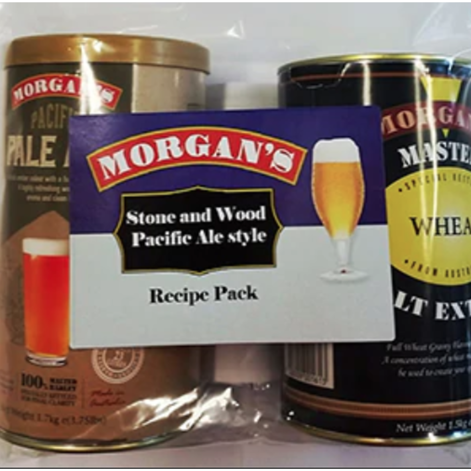 Morgan's Morgans  Recipe Pack Stone and Wood Style Pacific Ale style  - kit 2 tins plus hops