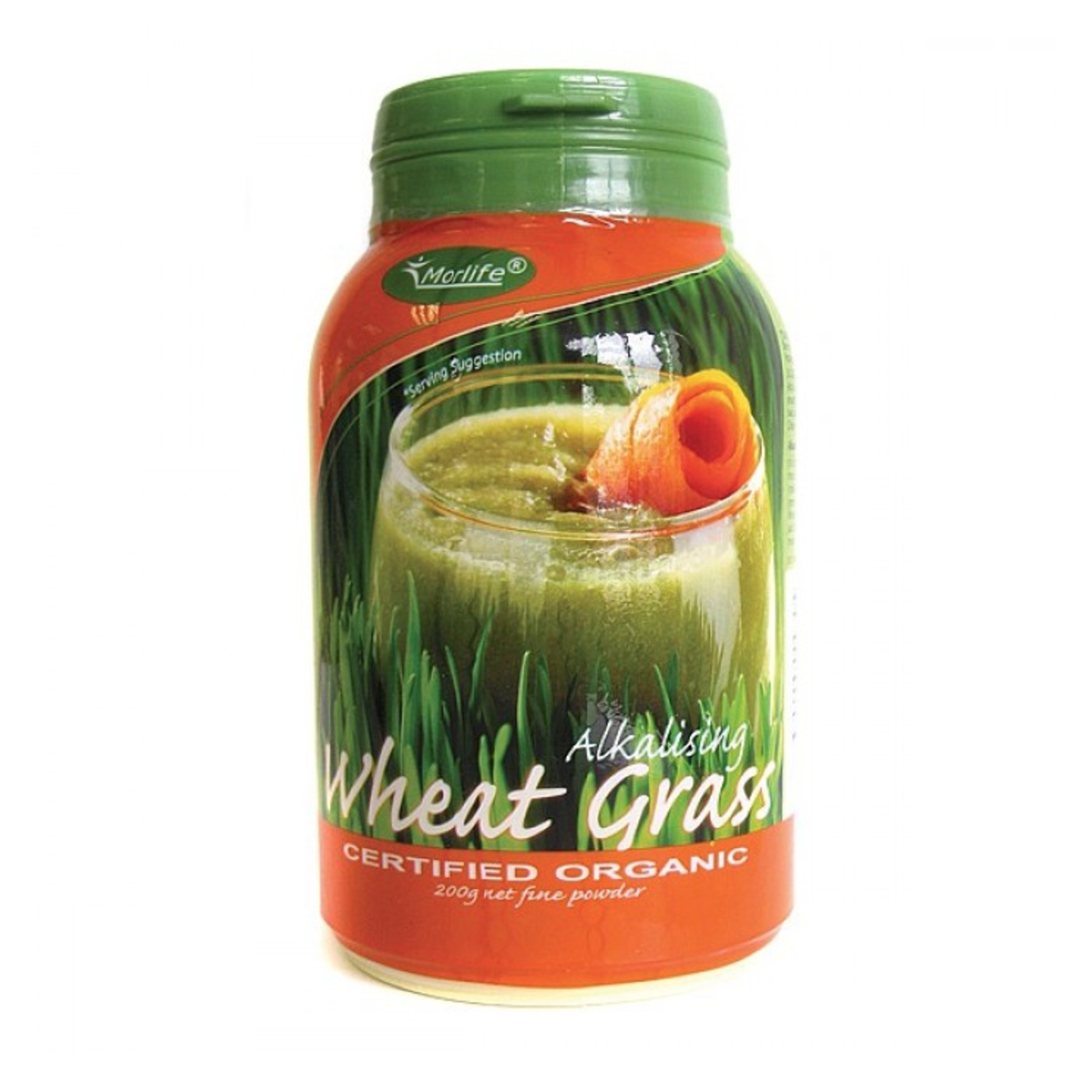 MORLIFE Morlife Organic Wheat Grass Powder 200 g