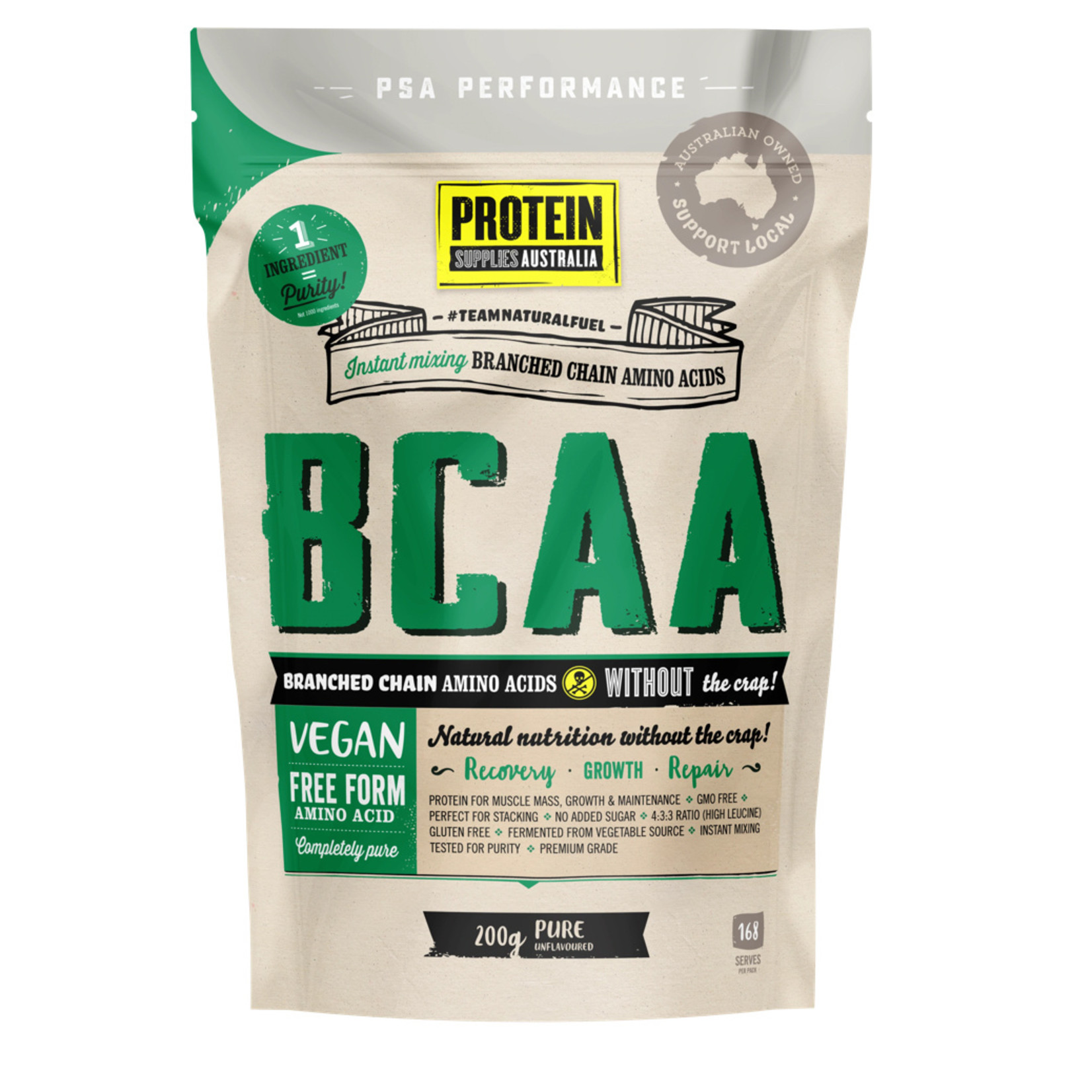 Protein Supplies Australia Protein Supplies Australia BCAA Branched Chain Amino Acids (BCAA) 500g