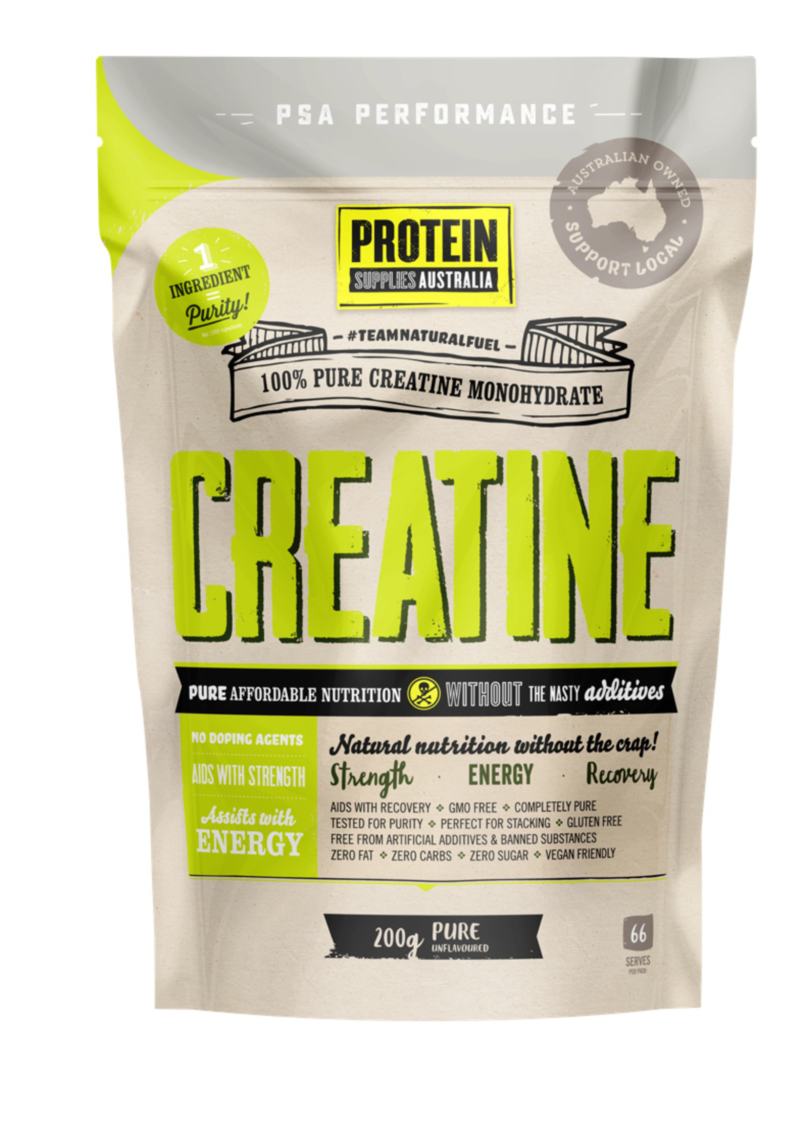 Protein Supplies Australia Protein Supplies Australia Creatine Pure 200g