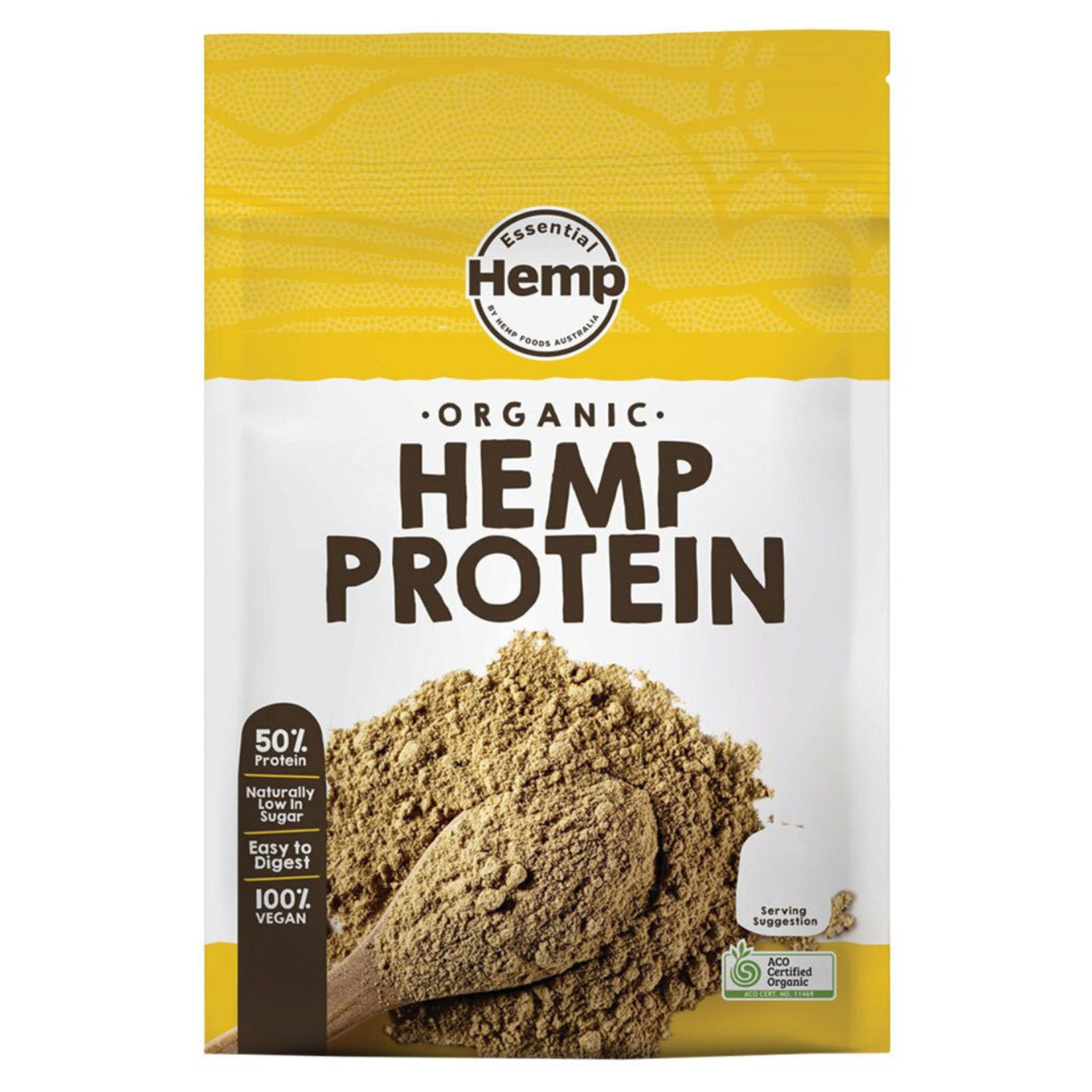 Hemp Foods Australia ( Essential Hemp) Hemp Foods Australia Organic Hemp Gold Protein 450gms