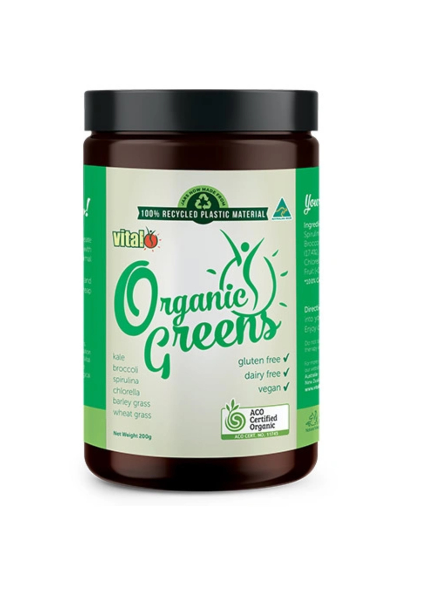 Martin & Pleasance/Vital Martin & Pleasance Vital Organic Greens G/F 200g