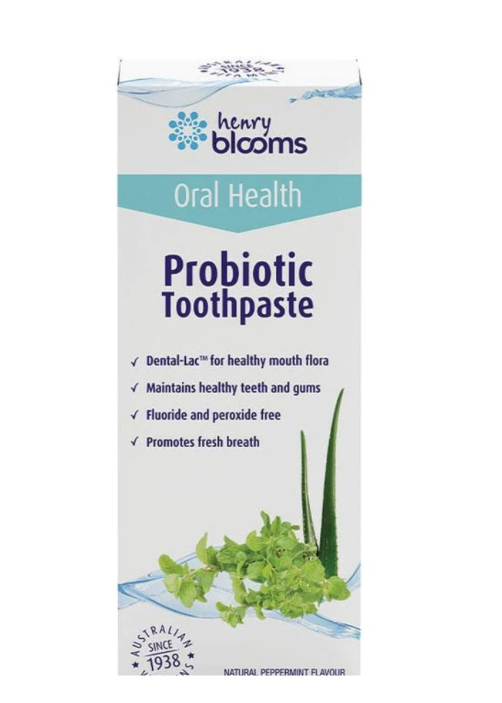 Henry Blooms Blooms Probiotic Toothpaste 100g
