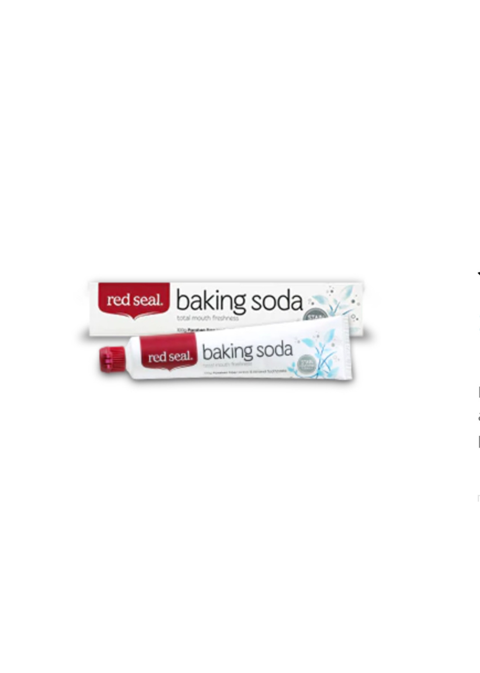 Red Seal Natural Health Products Red Seal Toothpaste Baking Soda 100g Toothpaste Fluoride Free
