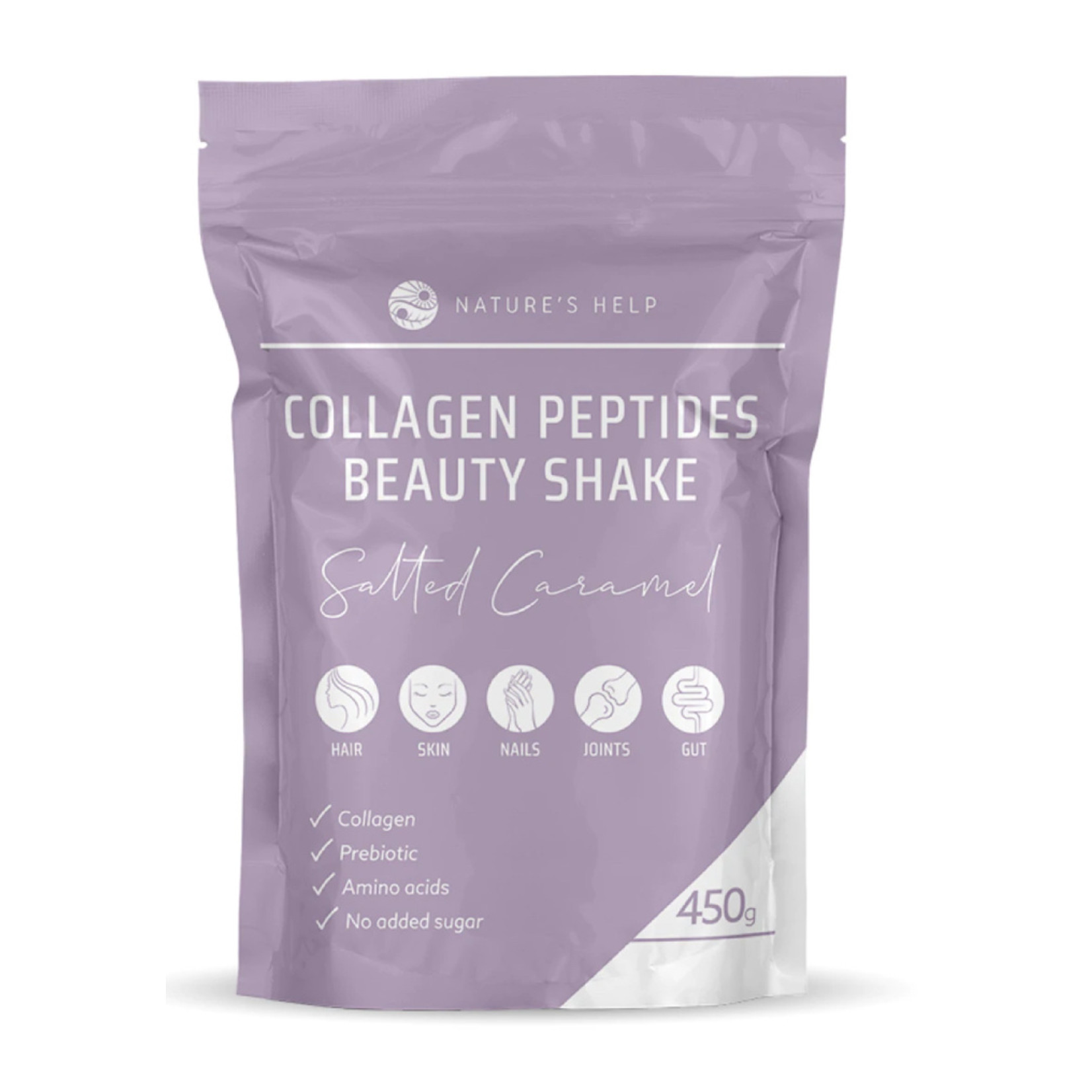 Natures Help Natures help collagen beauty shake salted caramel 450g
