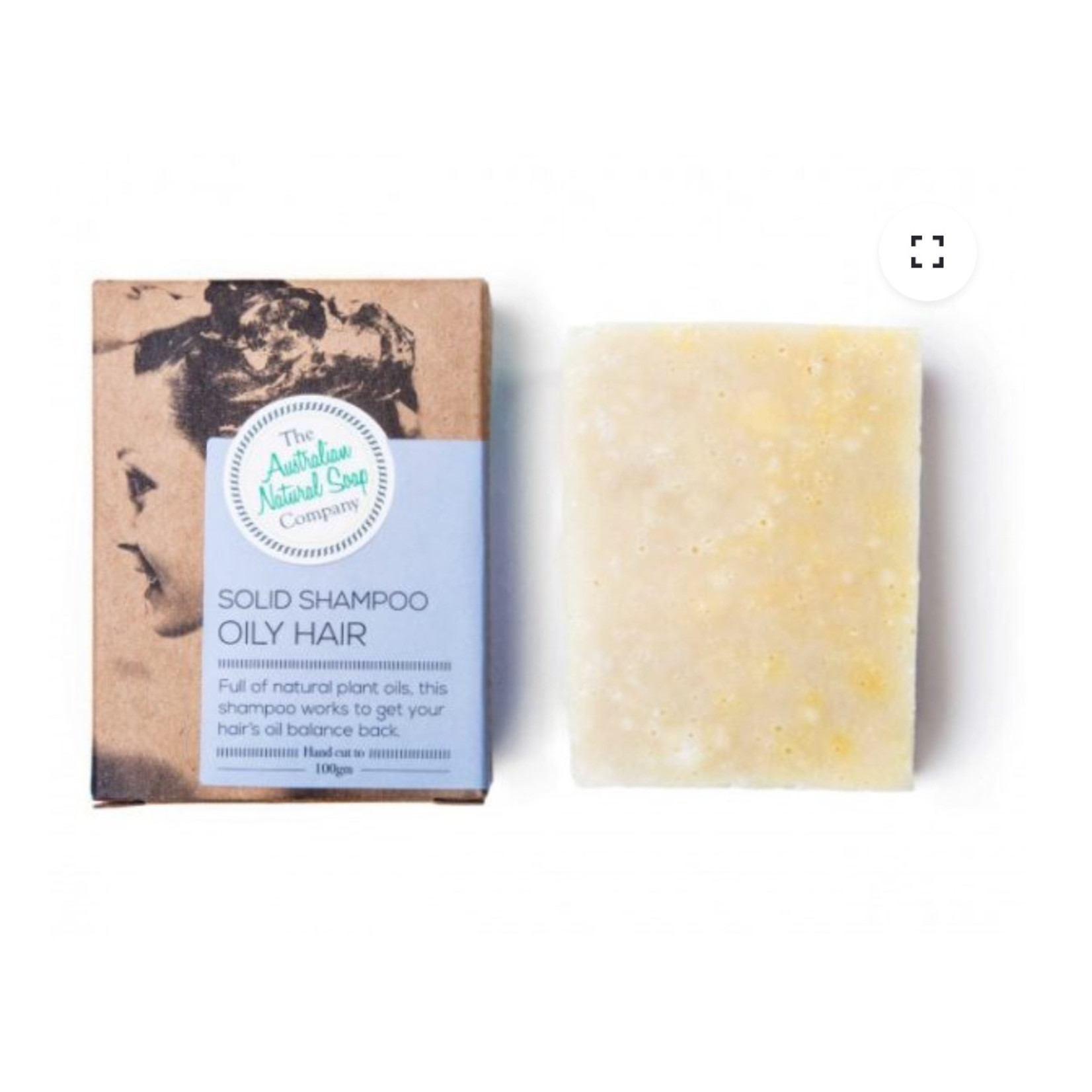 The Australian Natural Soap Co. The Natural Soap Co Solid Shampoo Bar Oily Hair 100g