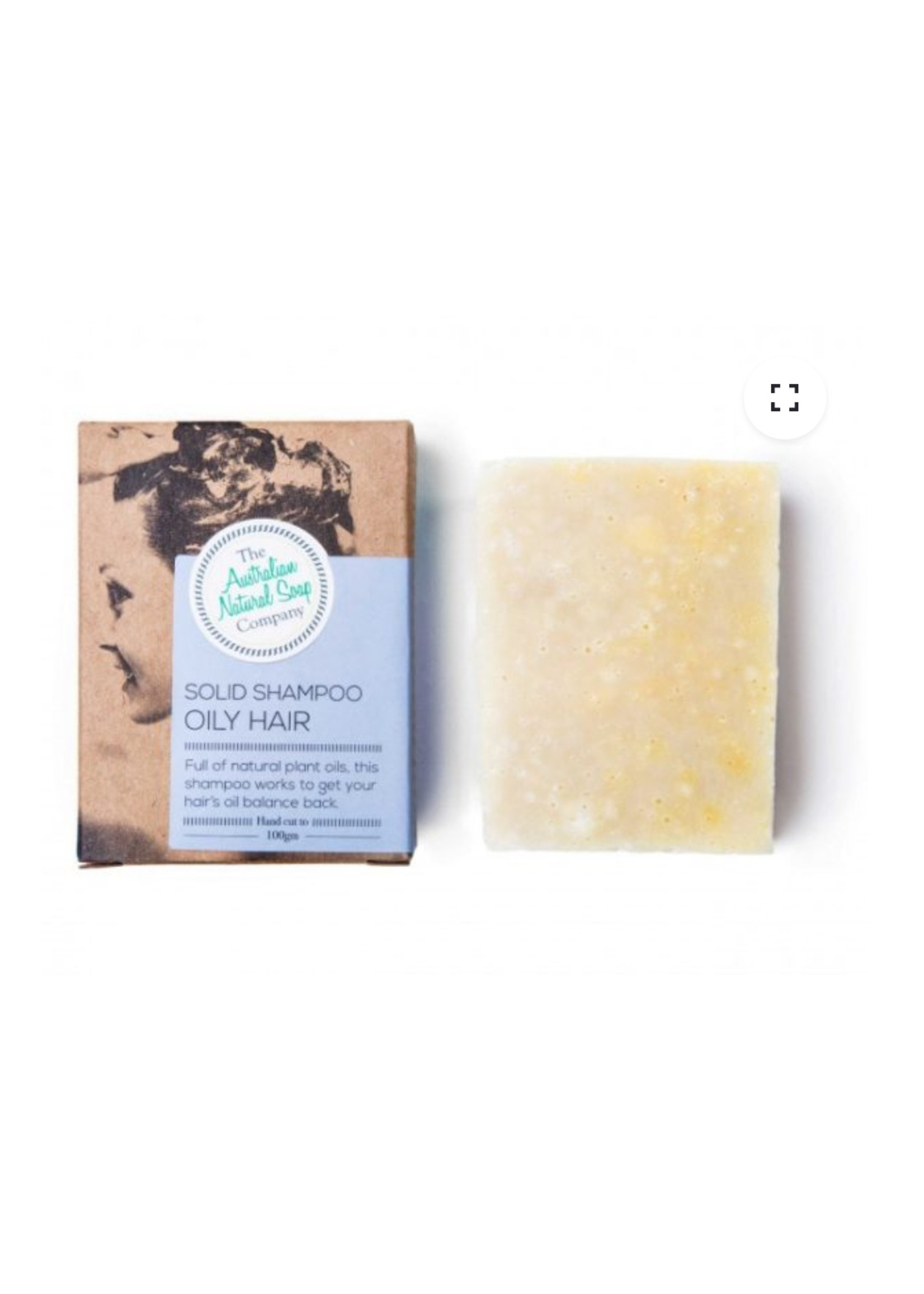 The Australian Natural Soap Co. The Natural Soap Co Solid Shampoo Bar Oily Hair 100g