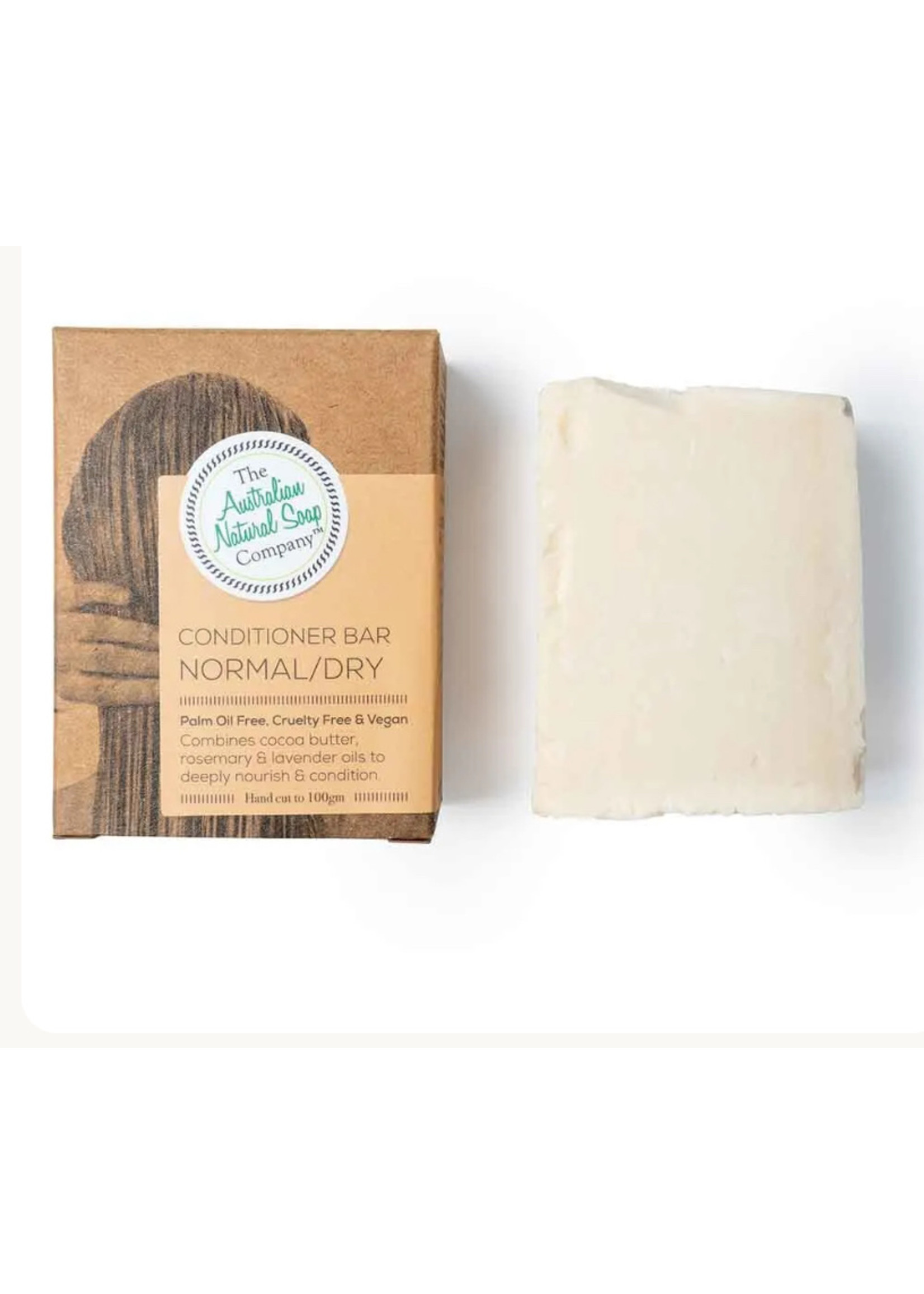 The Australian Natural Soap Co. The Australian Natural Soap Co. Conditioner Bar Normal /Dry 100g