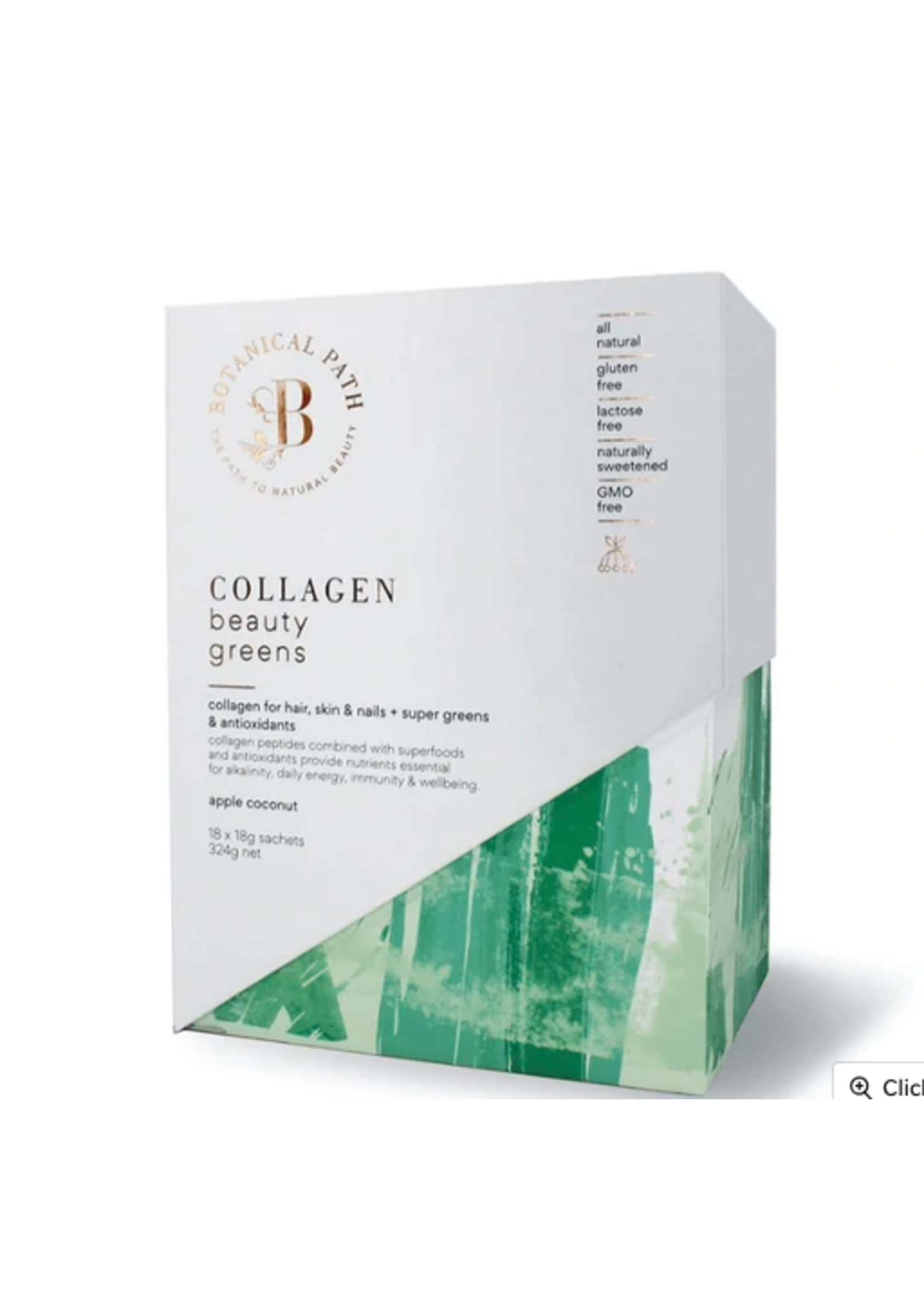 botanical path Botanical Path Collagen Beauty Greens  apple coconut 18 x18g