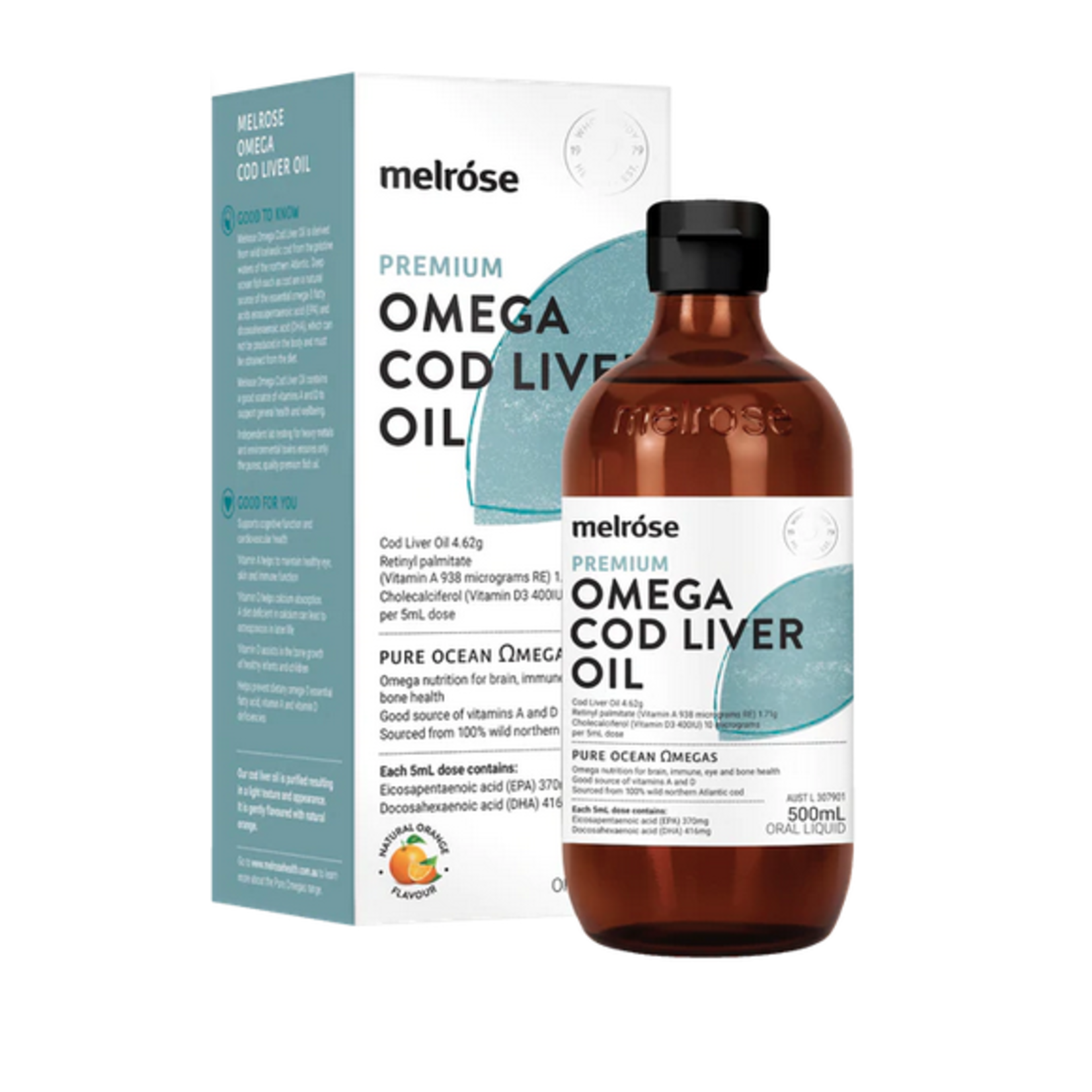 MELROSE Melrose Cod Liver Oil 500ml Health and Vision