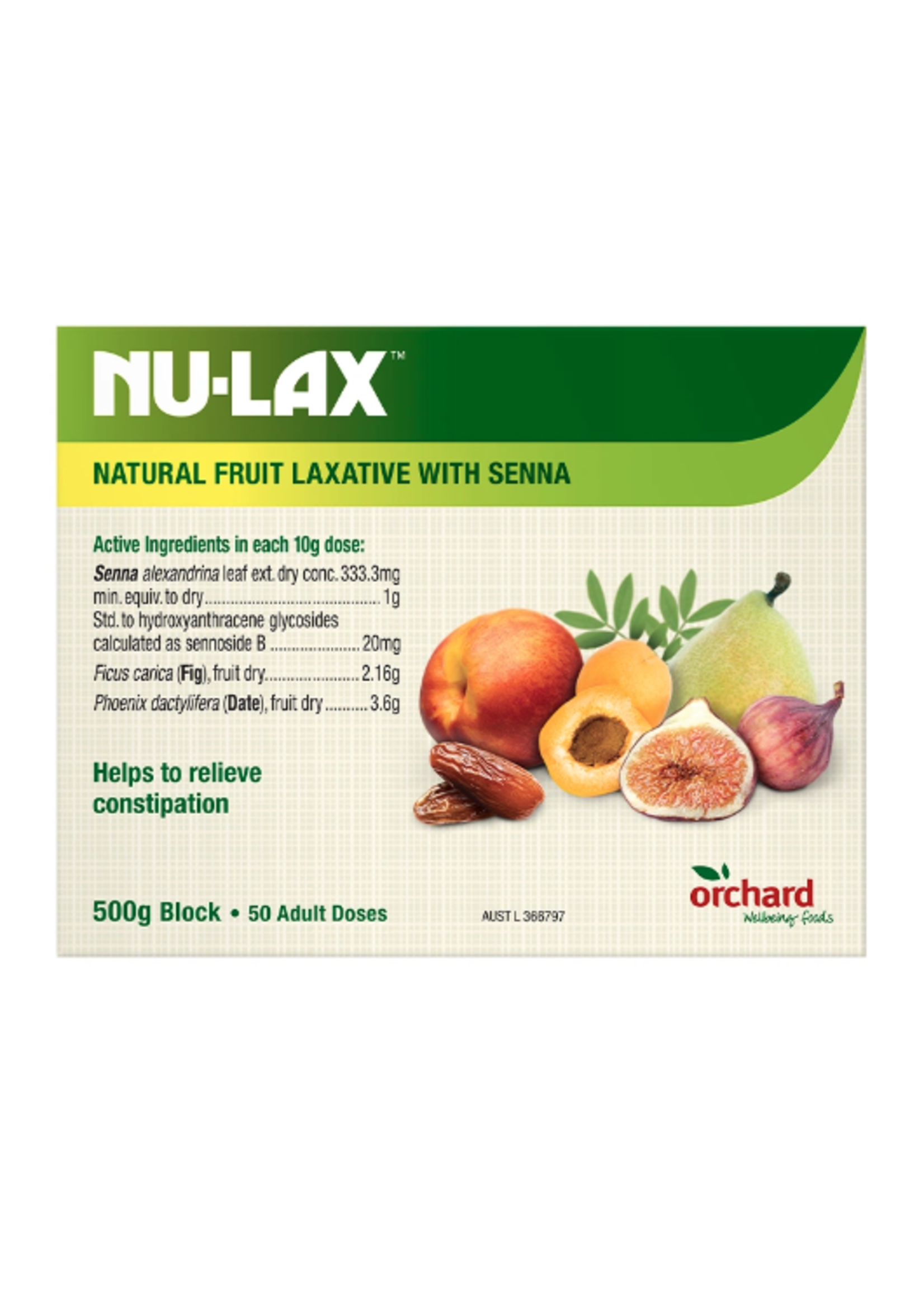 Orchard Nulax Fruit laxative 250gm