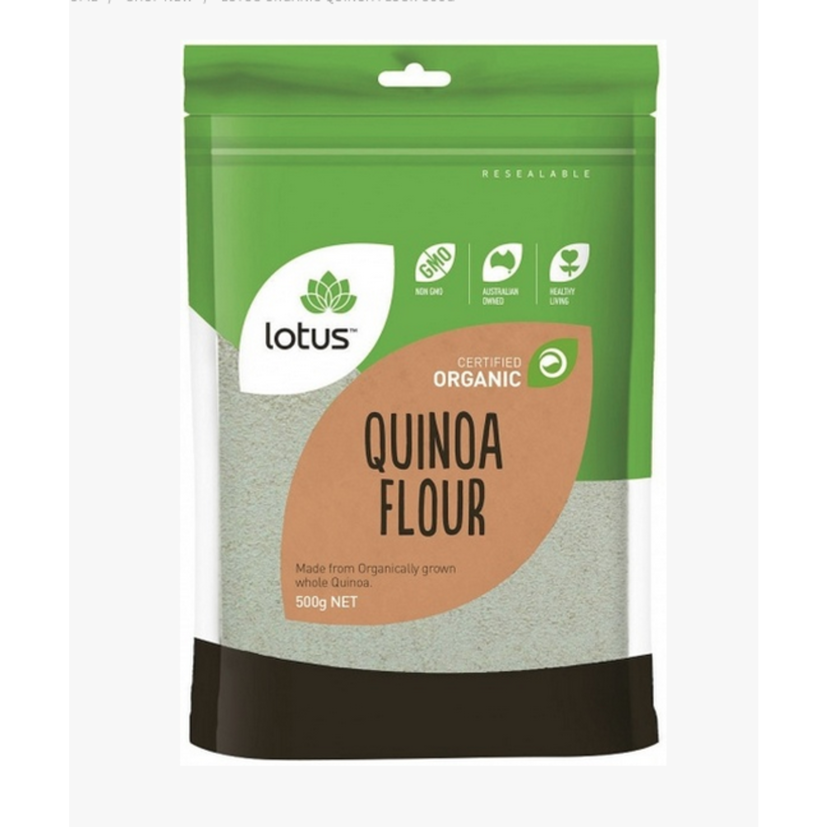 Lotus Lotus  Organic Quinoa Flour 500g