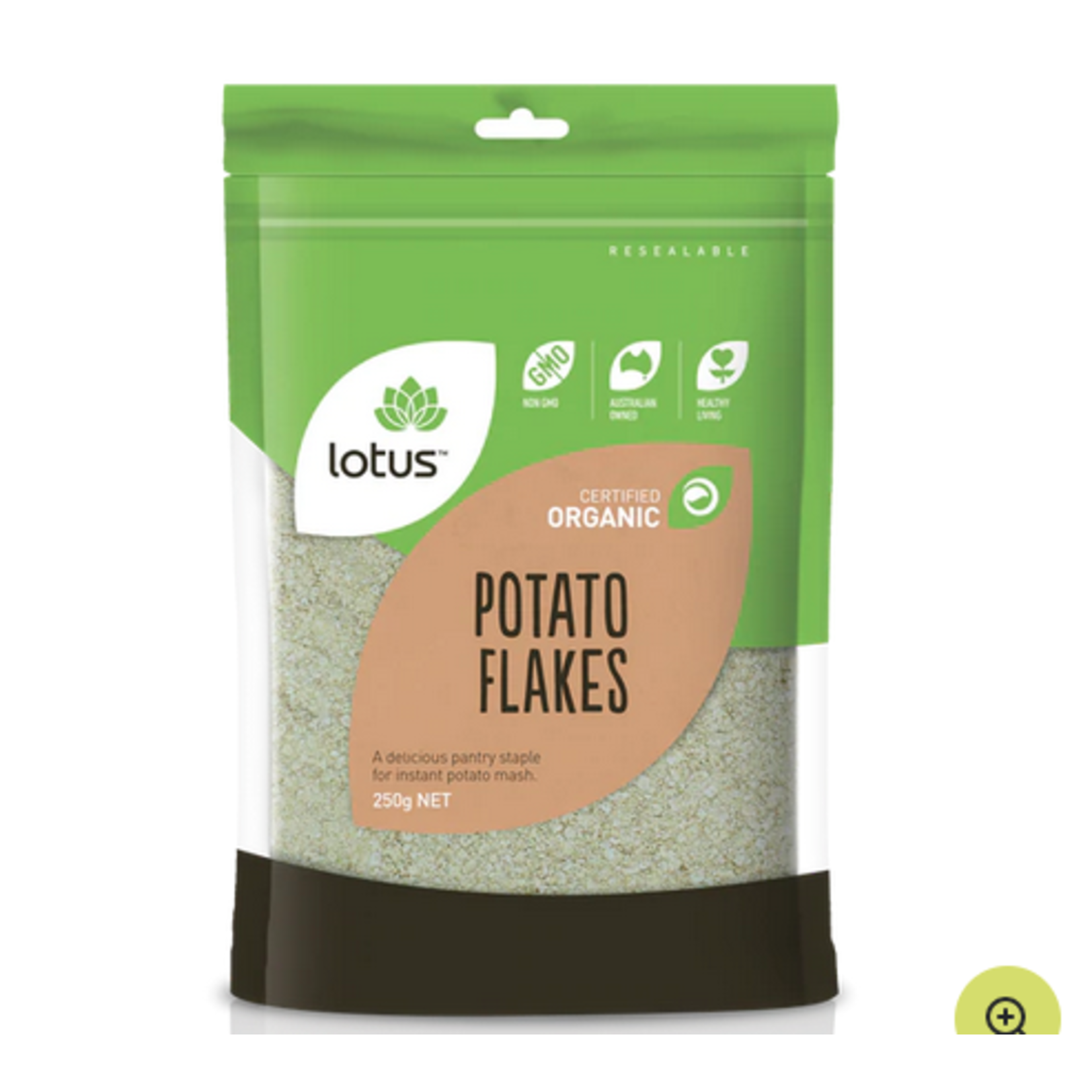 Lotus organic potato flakes 250g