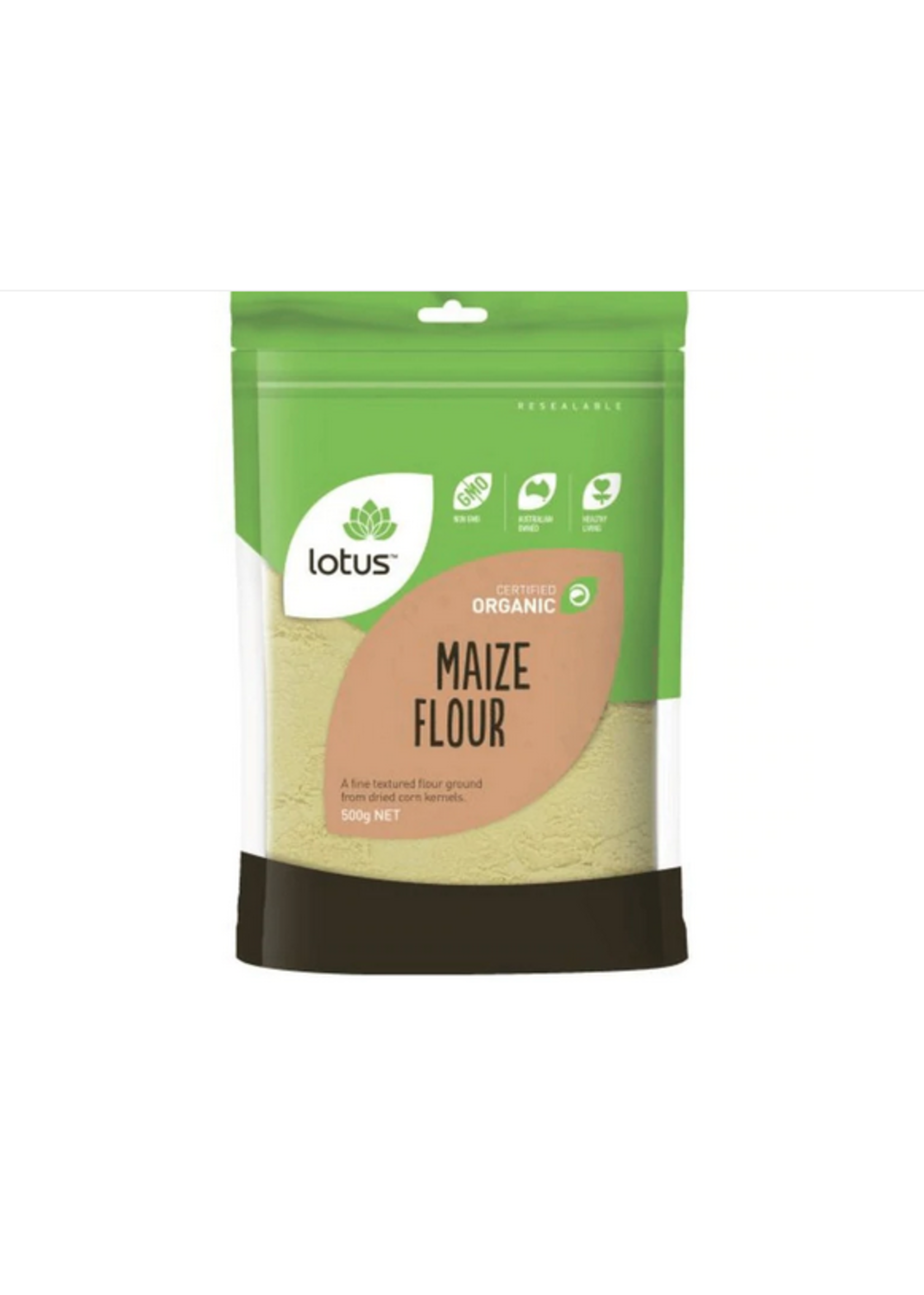 Lotus Lotus Organic Maize Flour 500gm