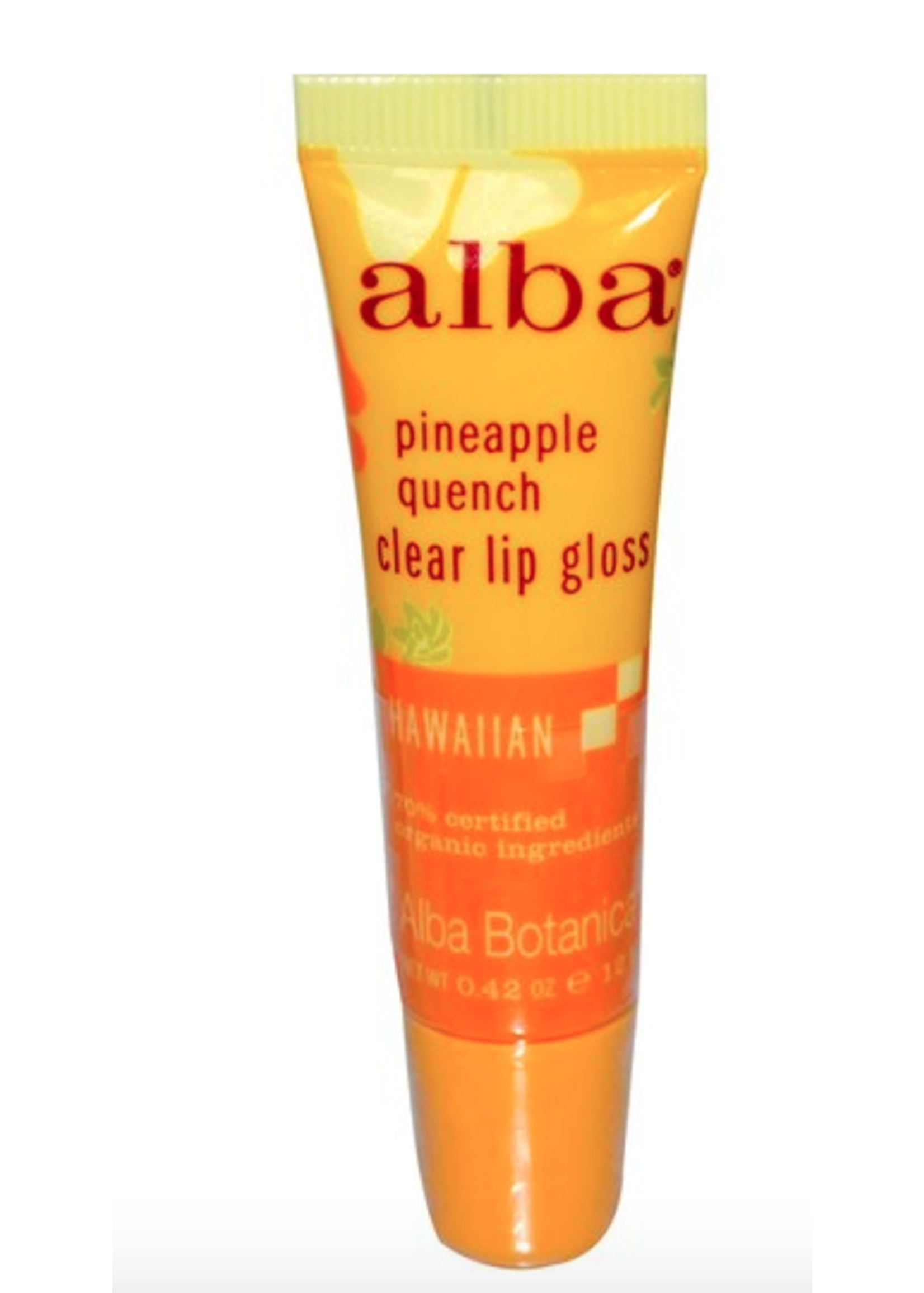 alba Alba Clear Lip Gloss Pineapple 0.42oz