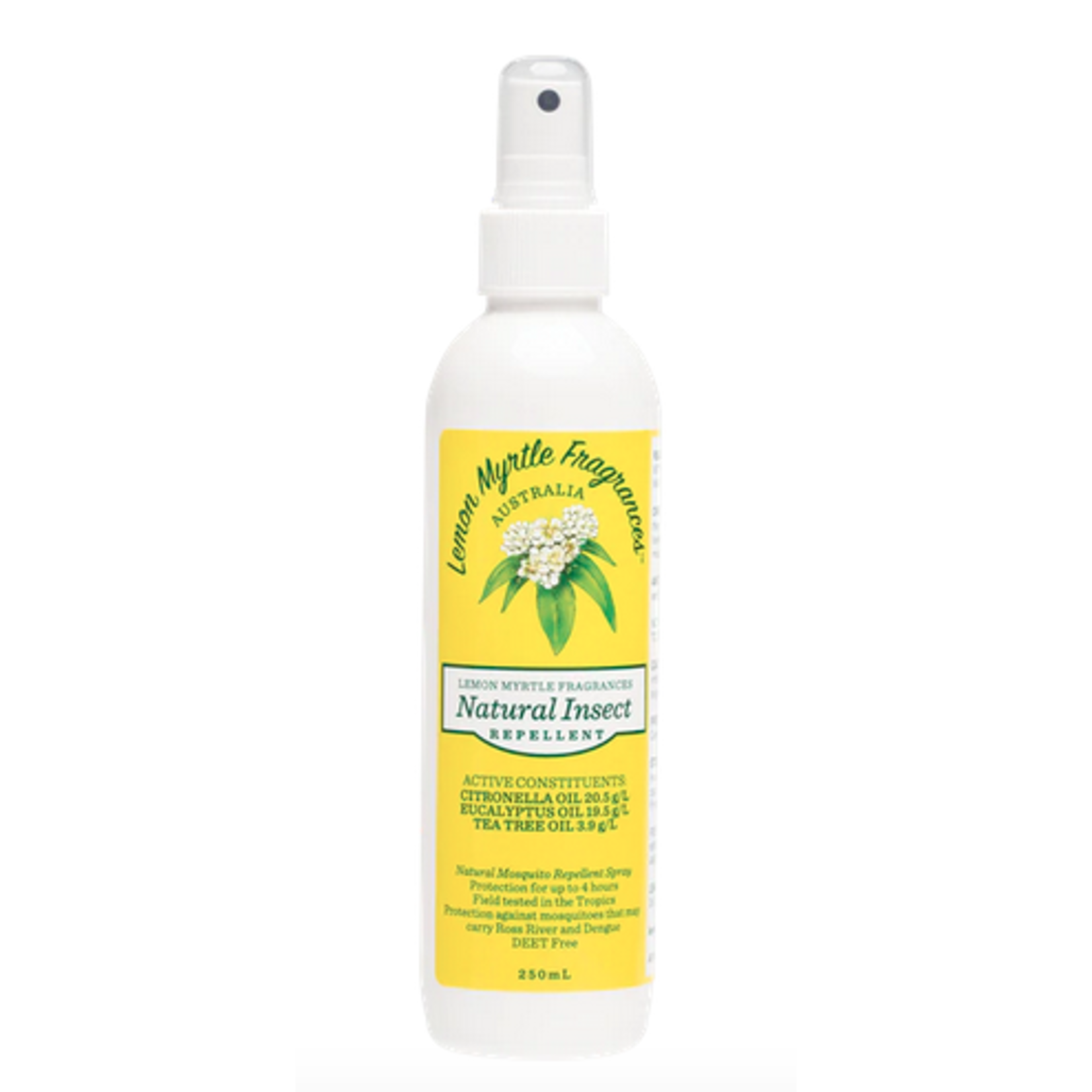 LEMON MYRTLE FRAGRANCES Lemon Myrtle Fragrances  Natural Insect Repellent 125ml