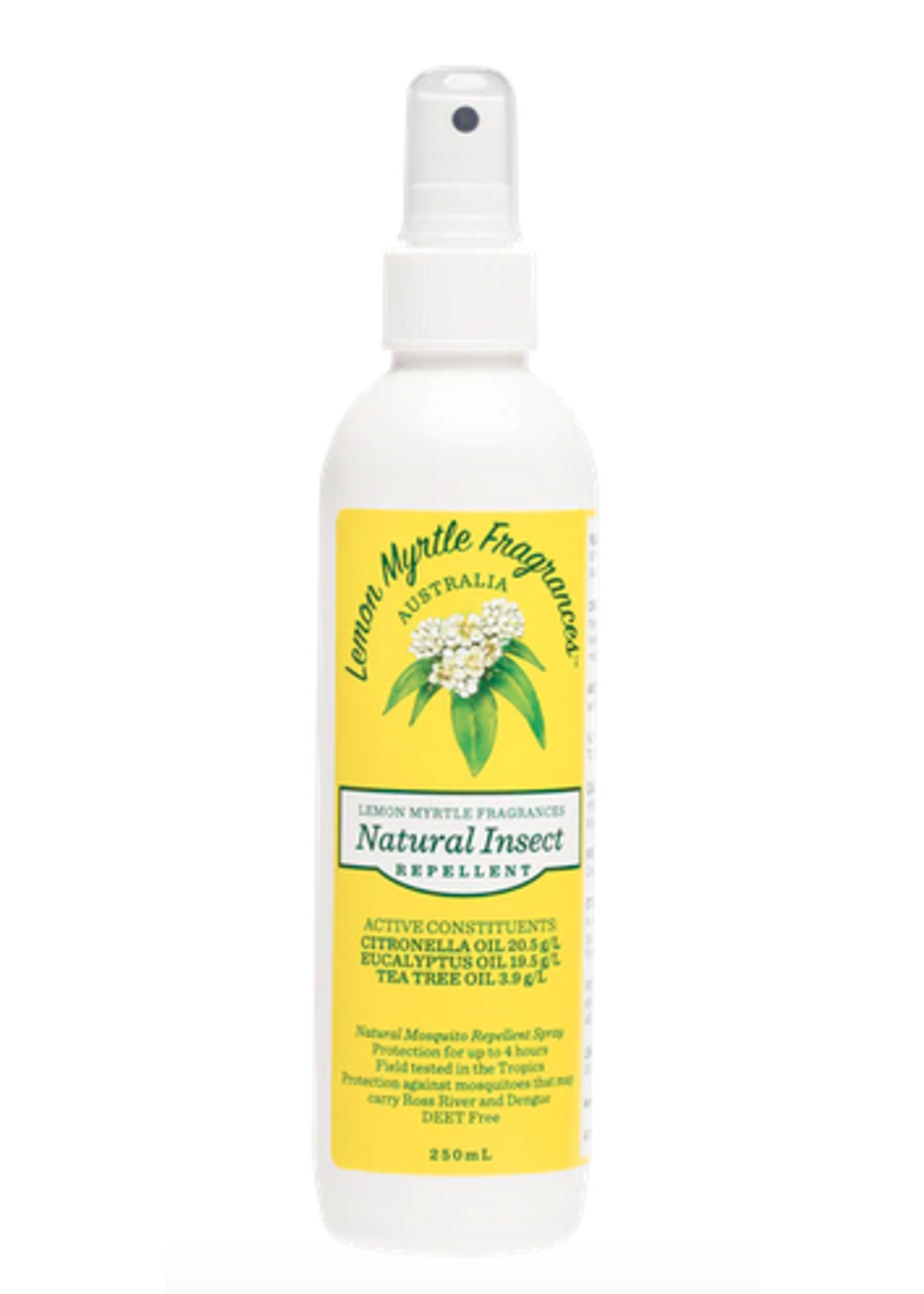 LEMON MYRTLE FRAGRANCES Lemon Myrtle Fragrances  Natural Insect Repellent 125ml
