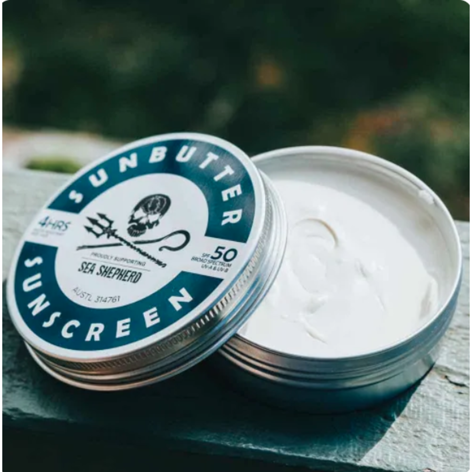 Sunbutter Sunbutter Skincare Sea Shepherd SPF50 100g Tin