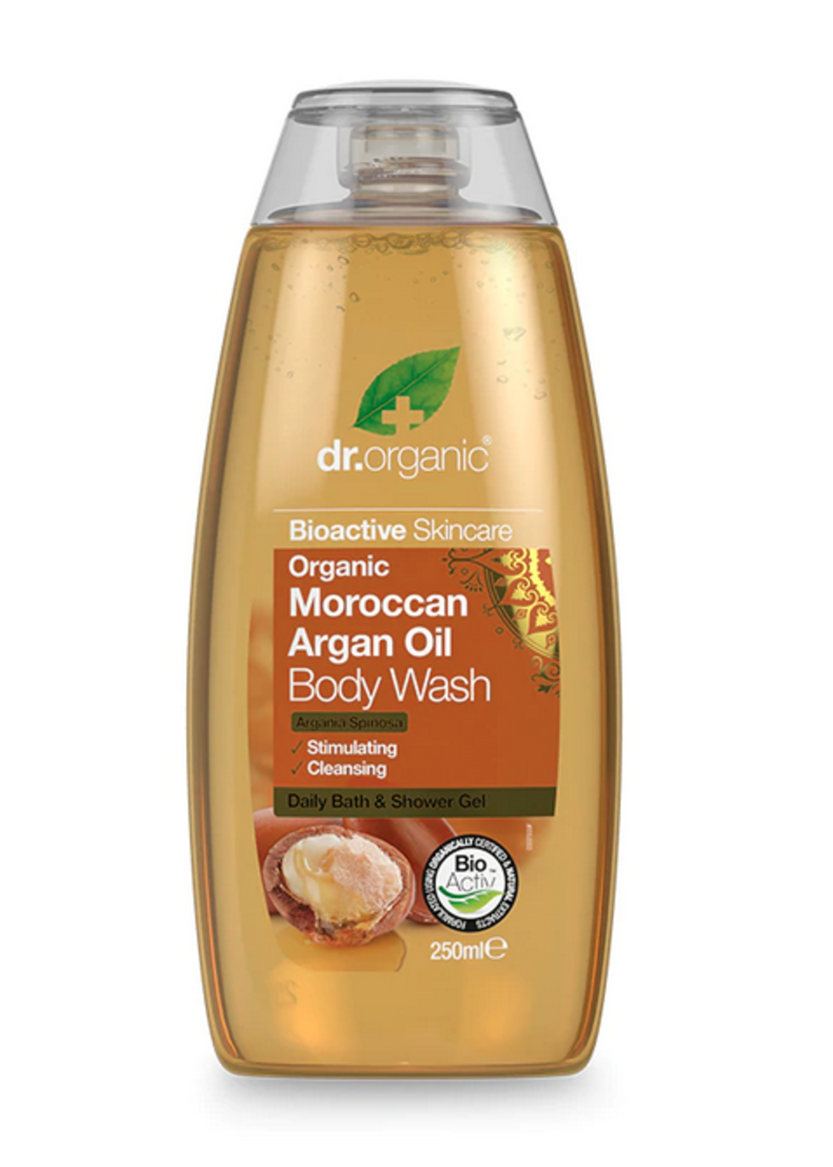 Dr Organic Dr Organic Body Wash 250ml Moroccan Argan Oil