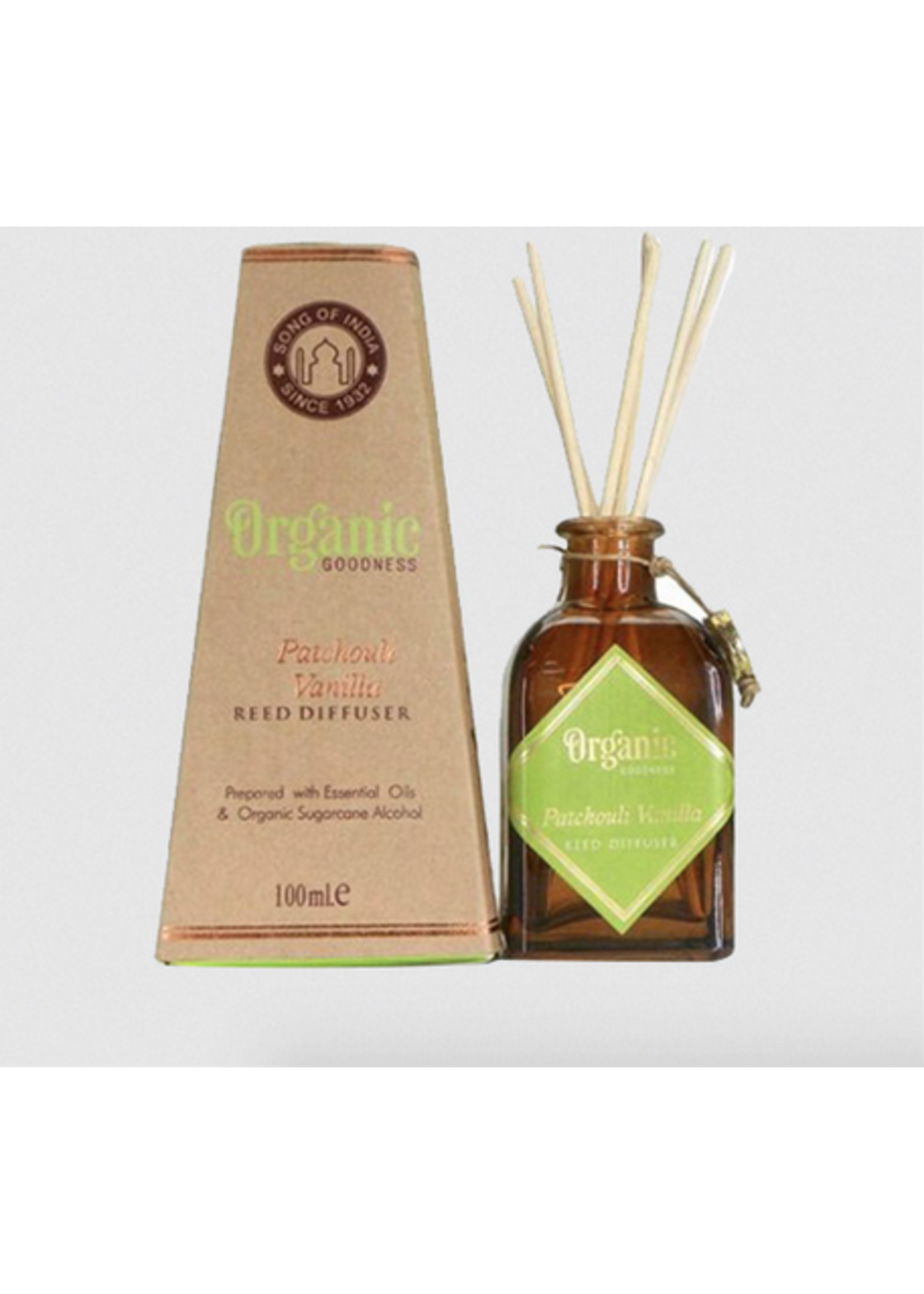 Organic Goodness Organic Goodness Reed Diffuser 100ml Patchouli Vanilla