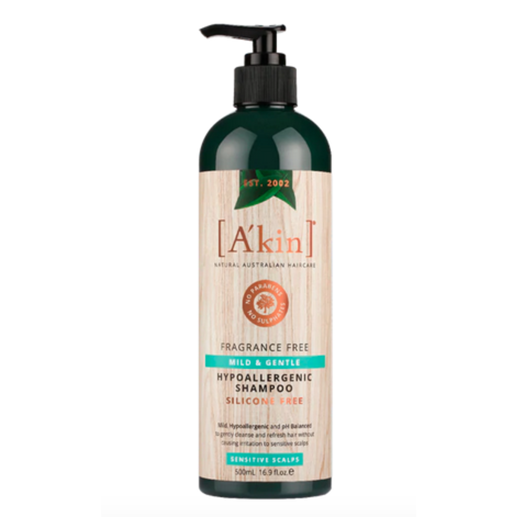 Akin Akin mild & gentle fragrance free shampoo 500ml