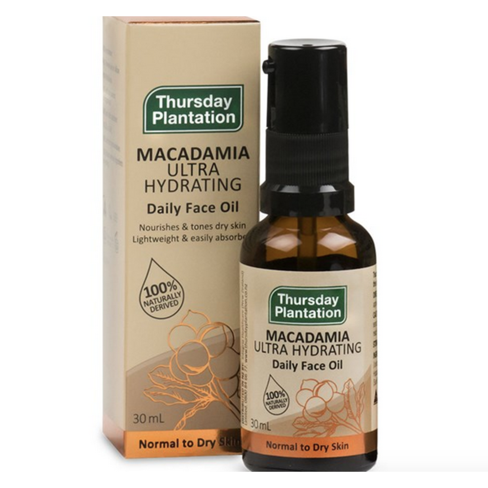 Thursday plantation Thursday Plantation Macadamia Ultra Hydrating Daily Face Oil 30 ml