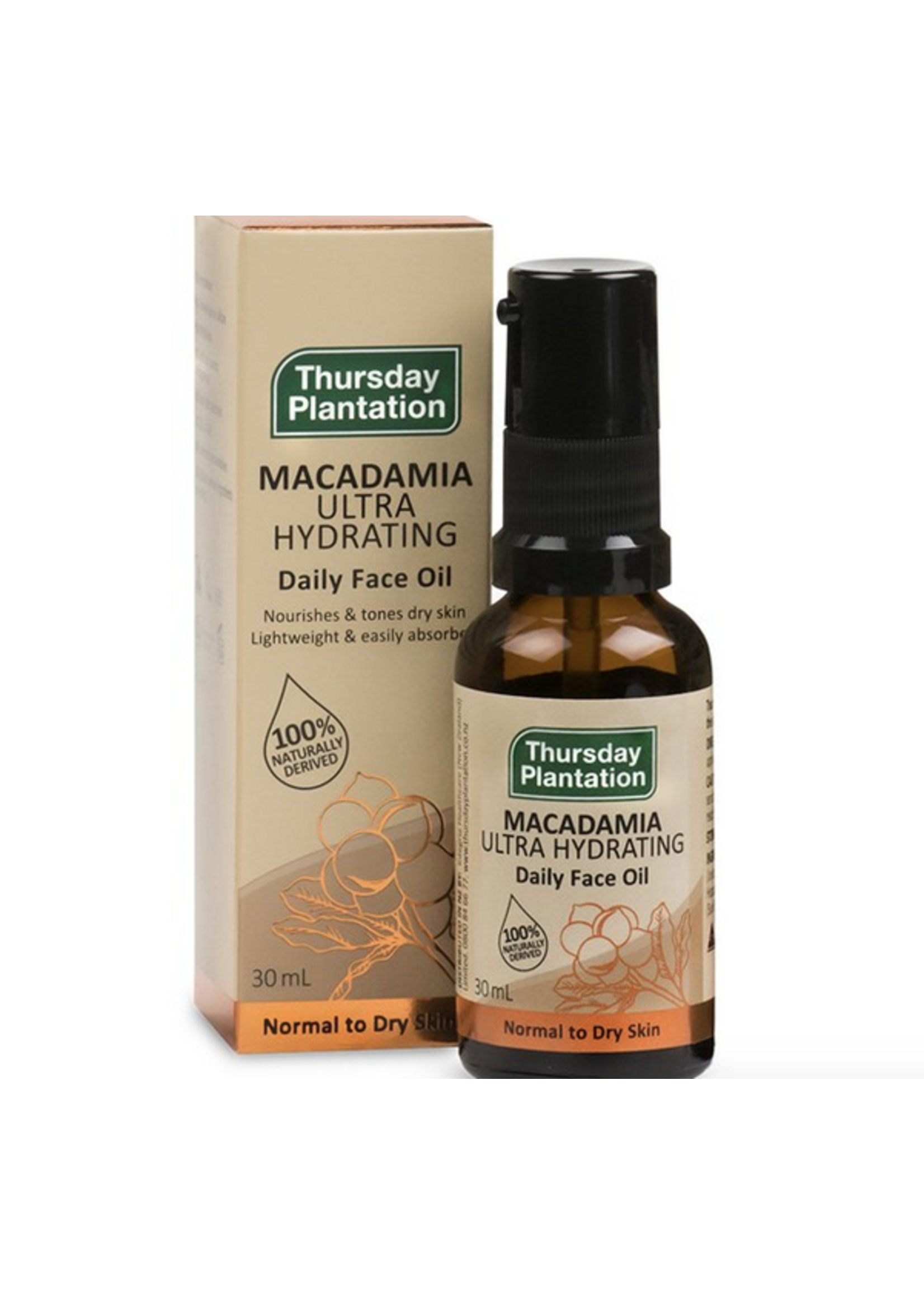 Thursday plantation Thursday Plantation Macadamia Ultra Hydrating Daily Face Oil 30 ml