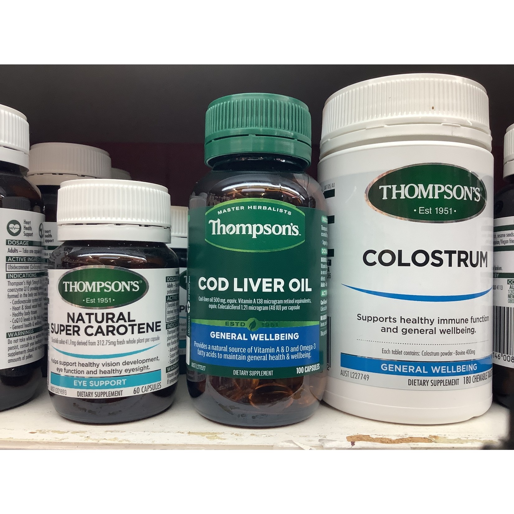 Thompson's Thompsons Cod Liver Oil Plus 100 caps
