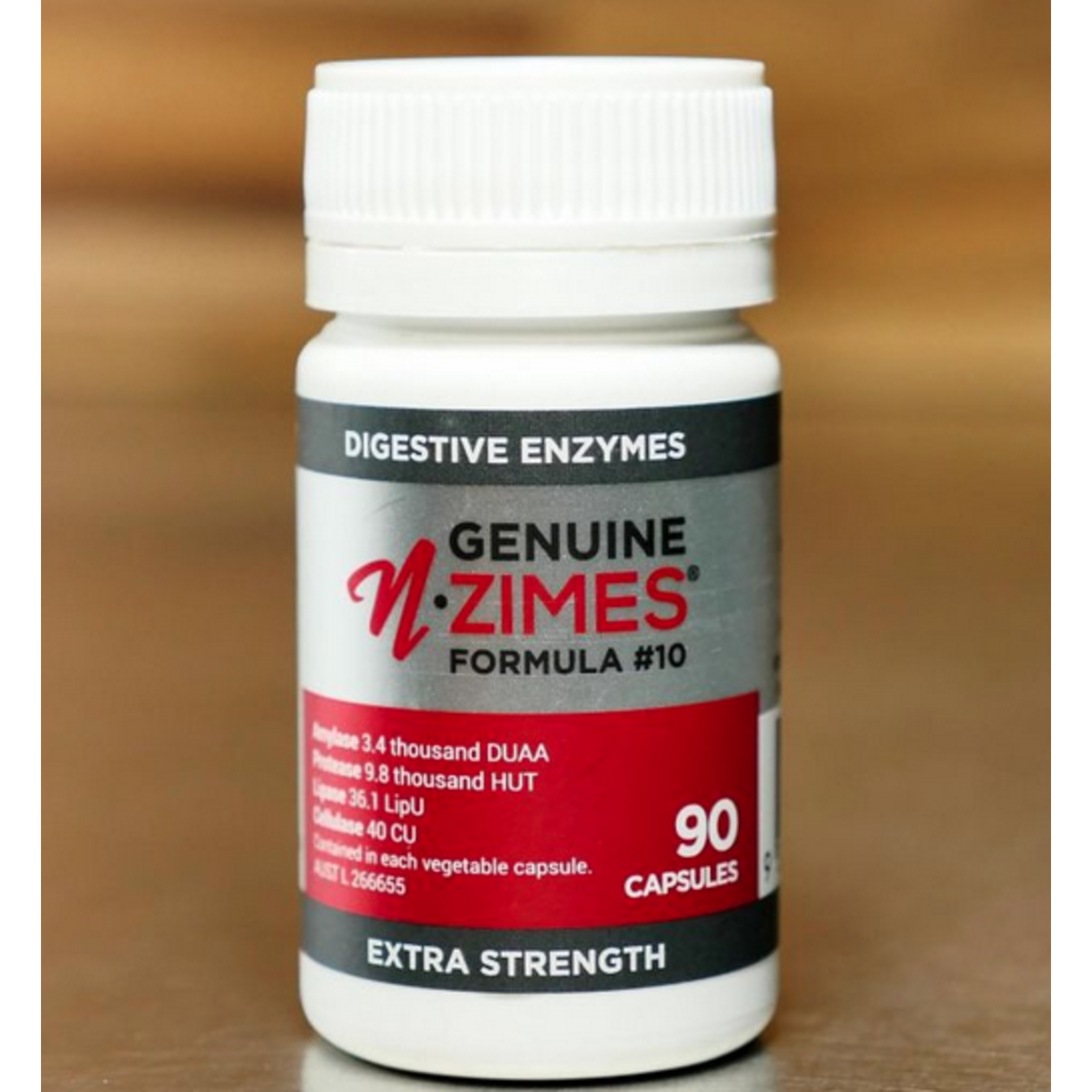 Lifestyle Enzymes Genuine N Zimes Formula #10 Digestive Enzymes 90caps