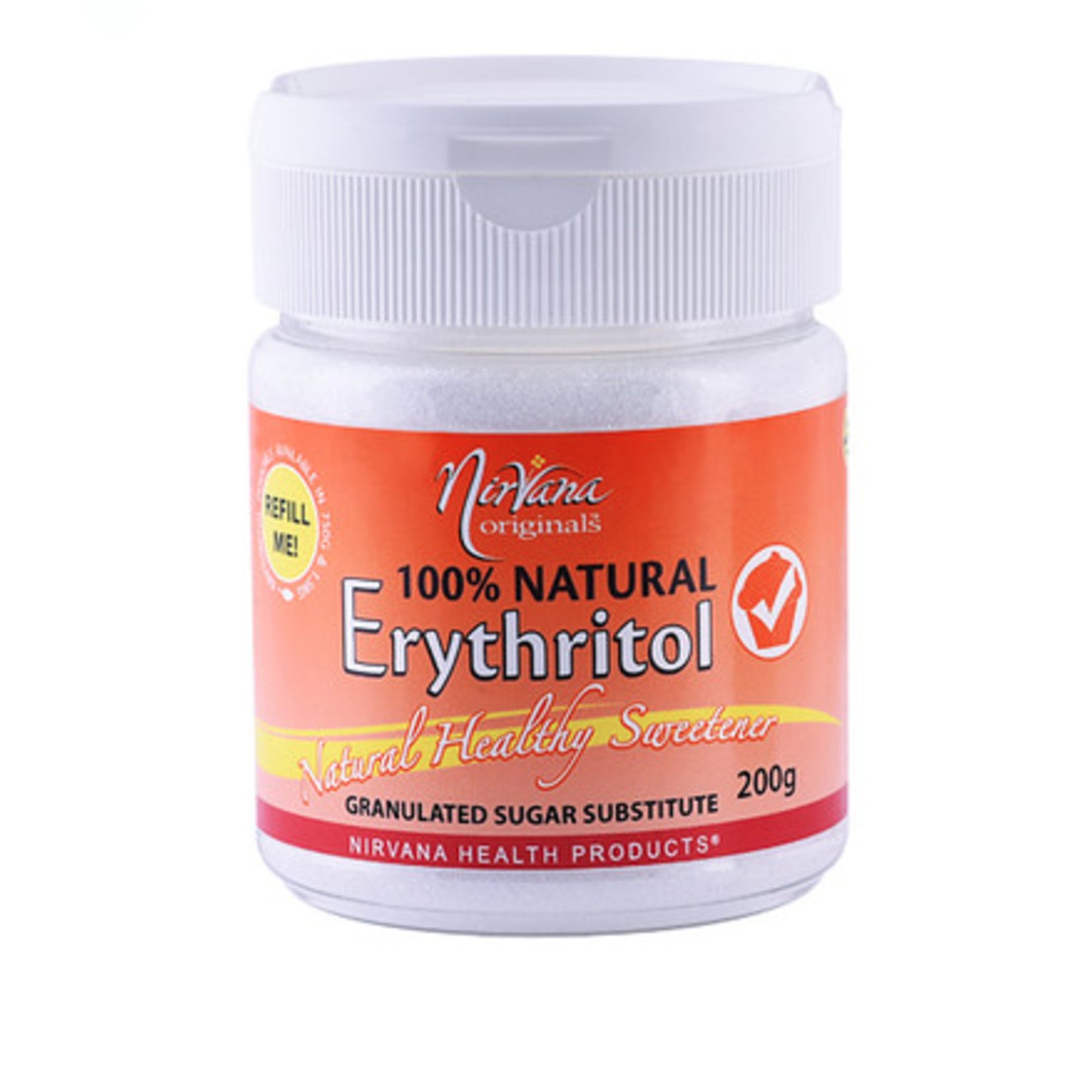 Nirvana Nirvana Originals Erythritol  Refillable Shaker 200g