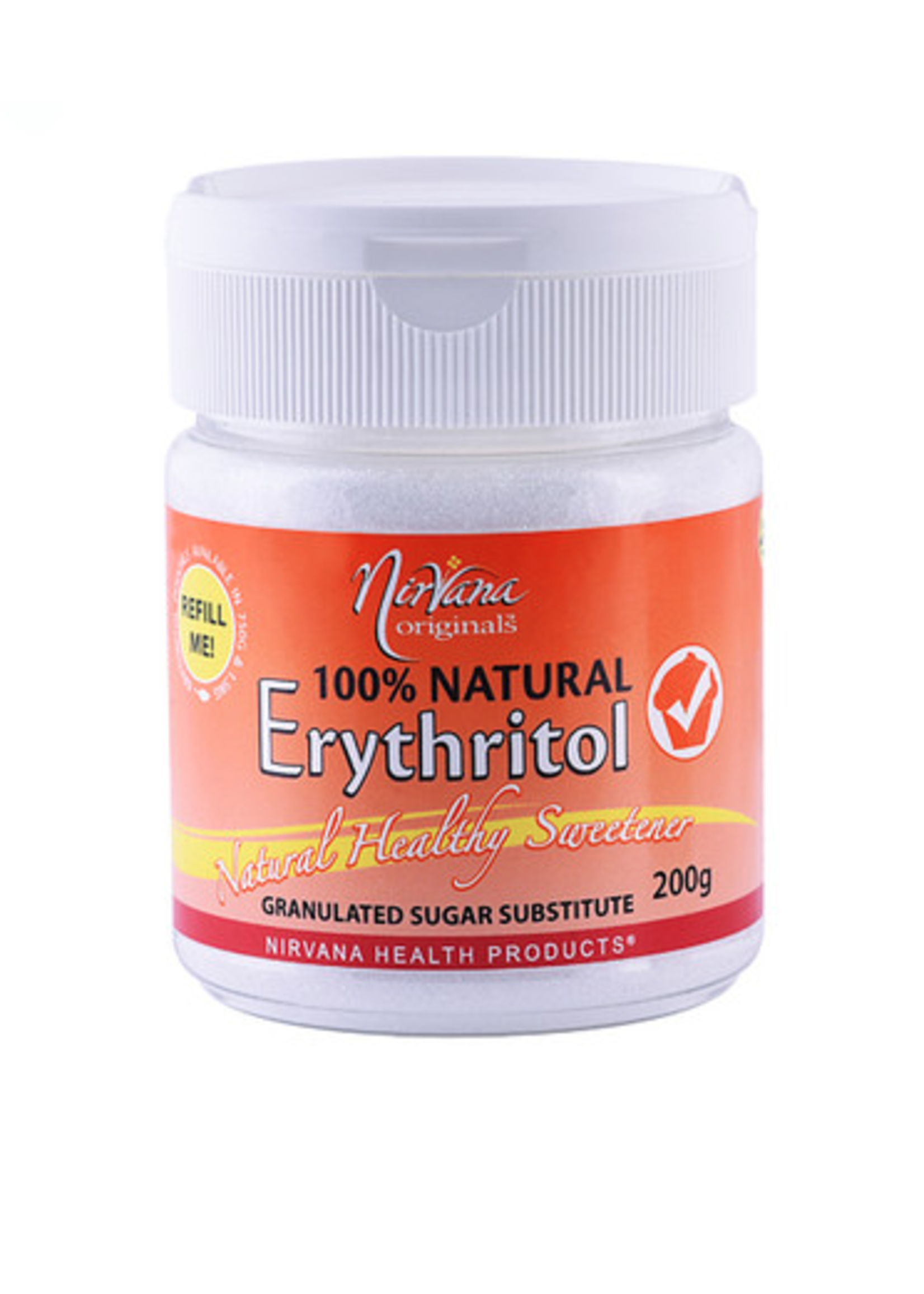 Nirvana Nirvana Originals Erythritol  Refillable Shaker 200g