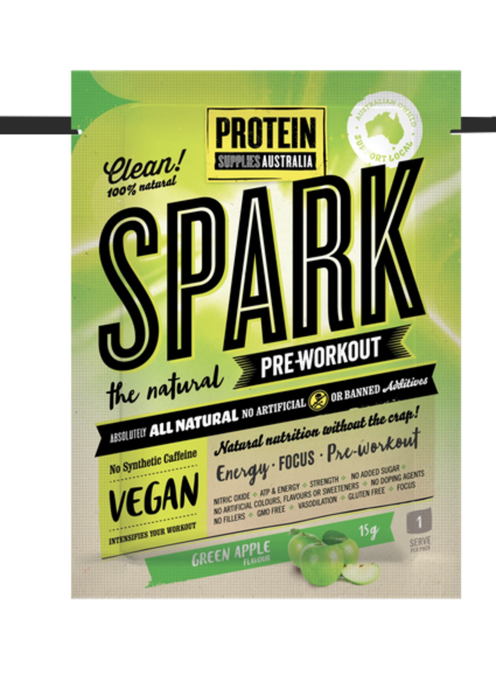 Protein Supplies Australia Protein Supplies Australia Spark Pre Workout Green Apple