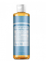 Dr Bronners Dr Bronners Organic Pure Castile Liquid Soap Unscented 237ml (light blue)