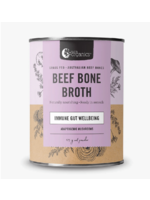 NutraOrganics Nutra Organics Beef Bone Broth Immune Gut Wellbeing Adaptogenic Mushrooms 125g