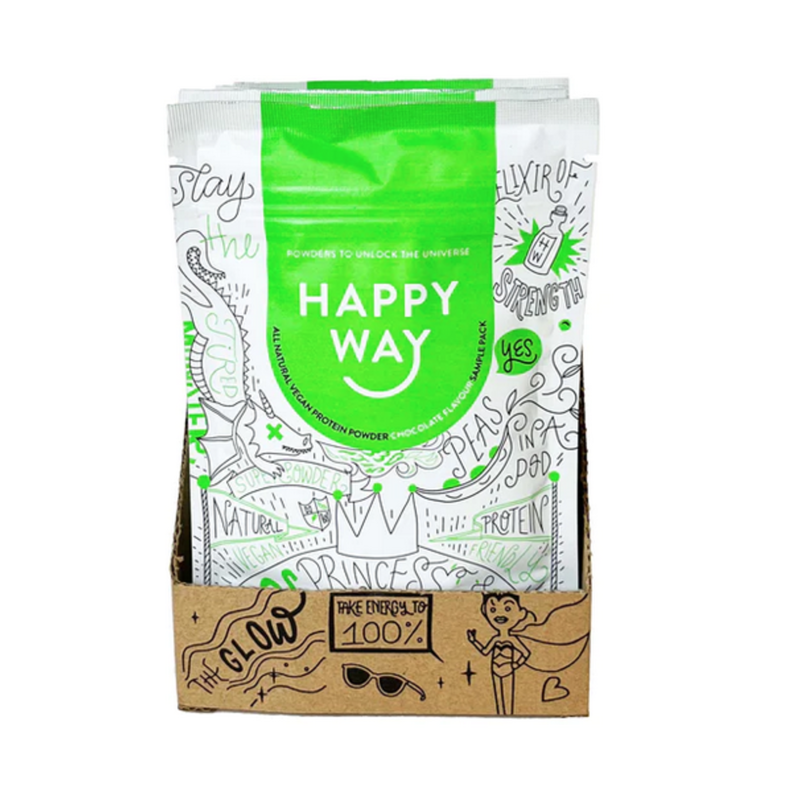 Happy Way Happy Way Whey Vegan Chocolate 60g