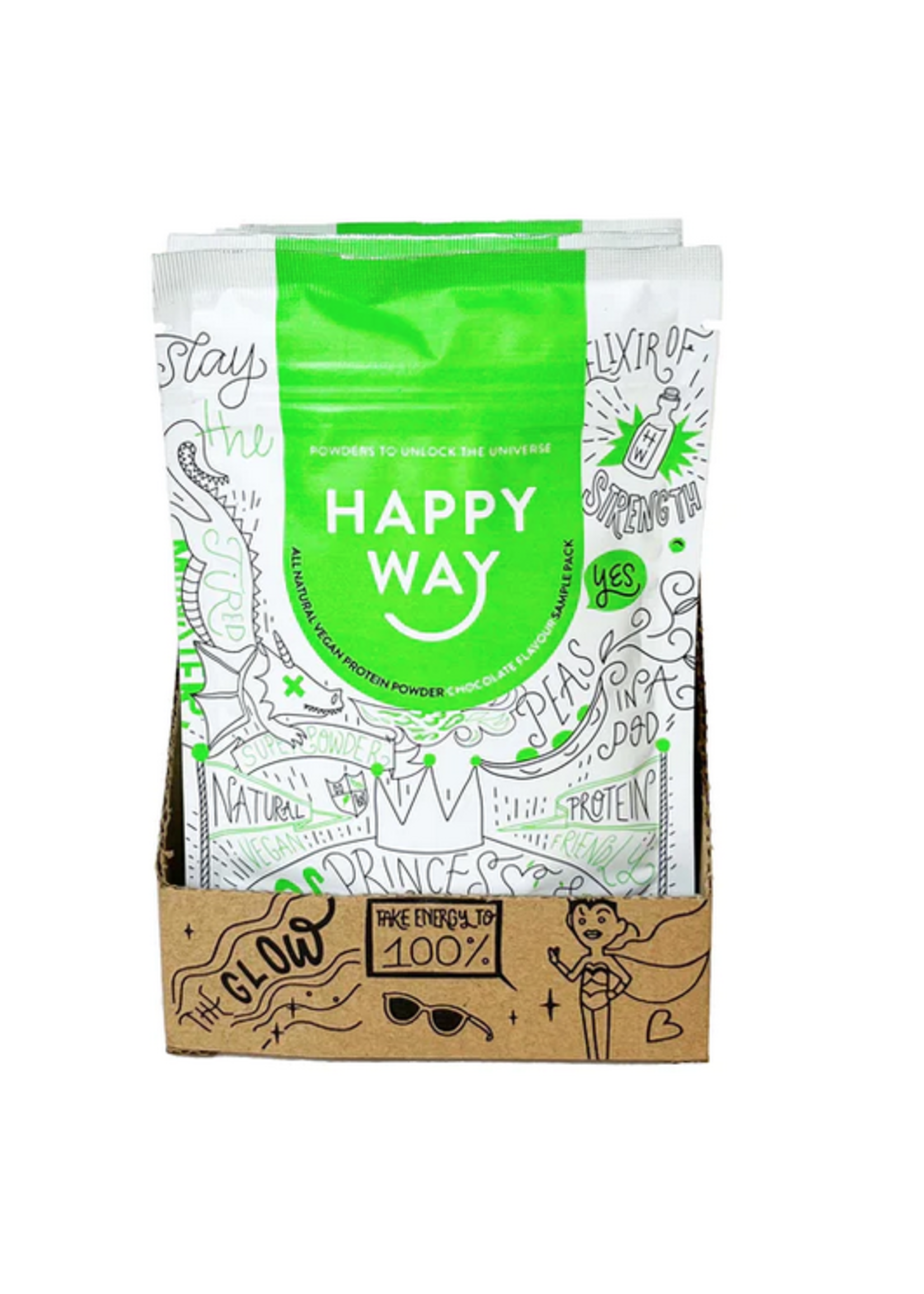 Happy Way Happy Way Whey Vegan Chocolate 60g