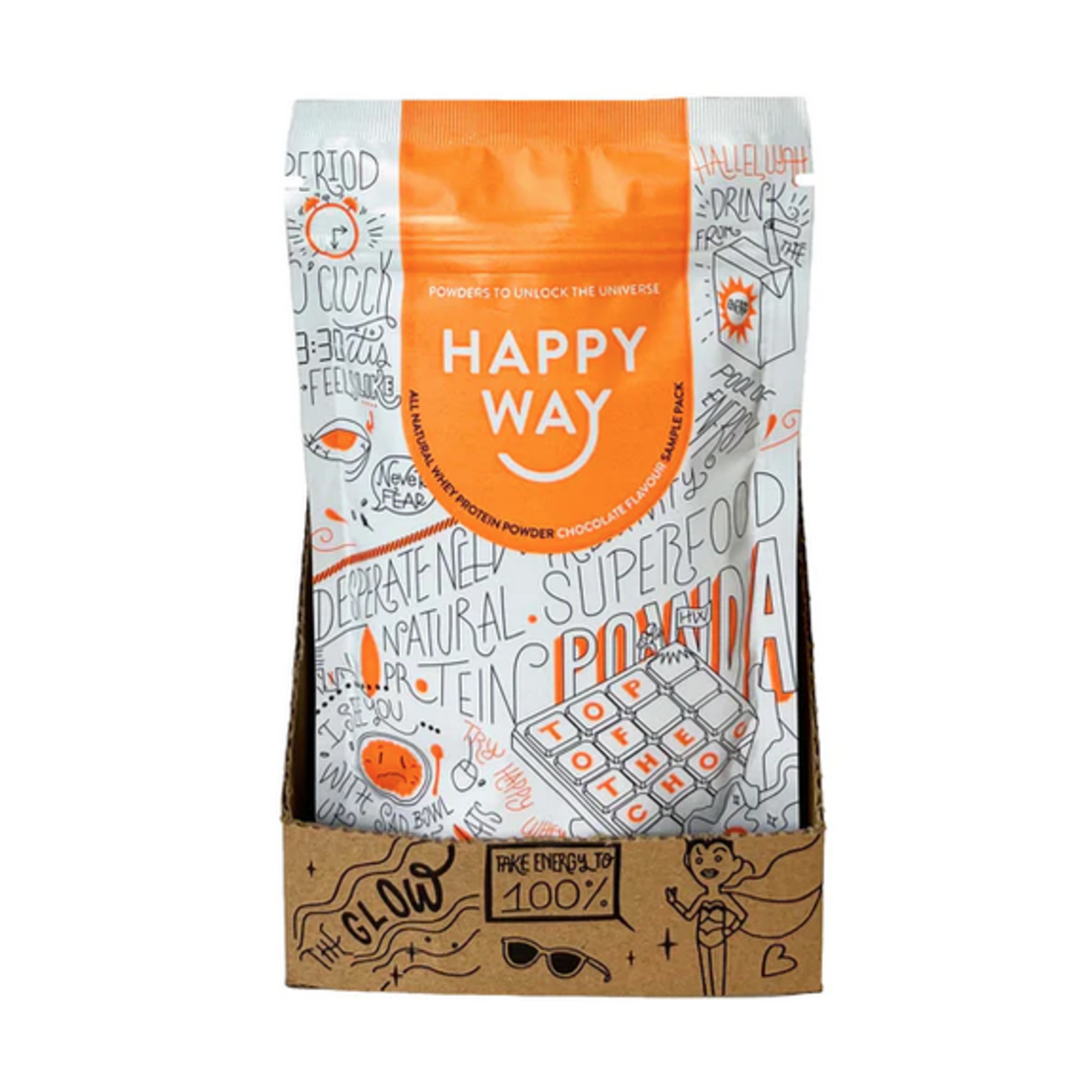 Happy Way Happy Way Whey Chocolate Protein 60g
