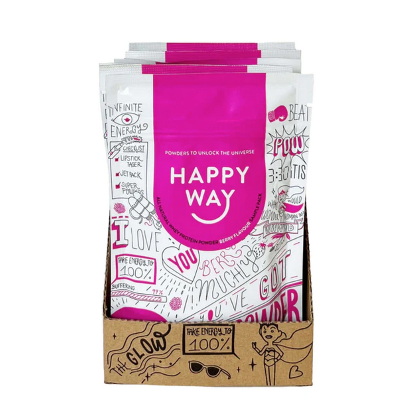 Happy Way Happy Way Whey Protein Berry 60g