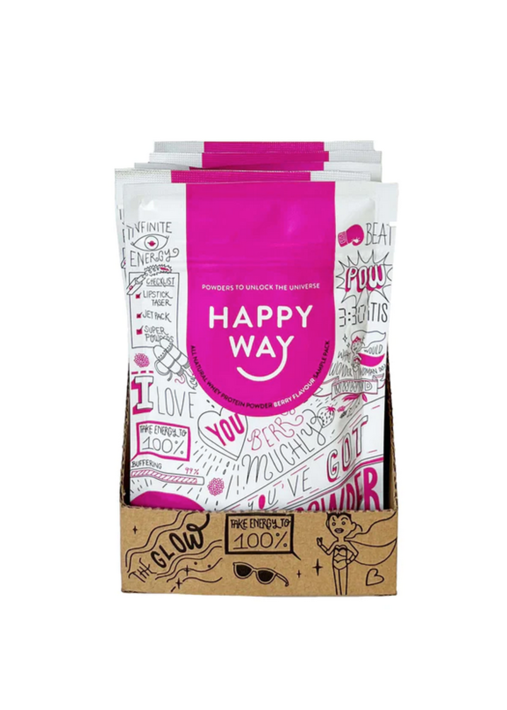 Happy Way Happy Way Whey Protein Berry 60g