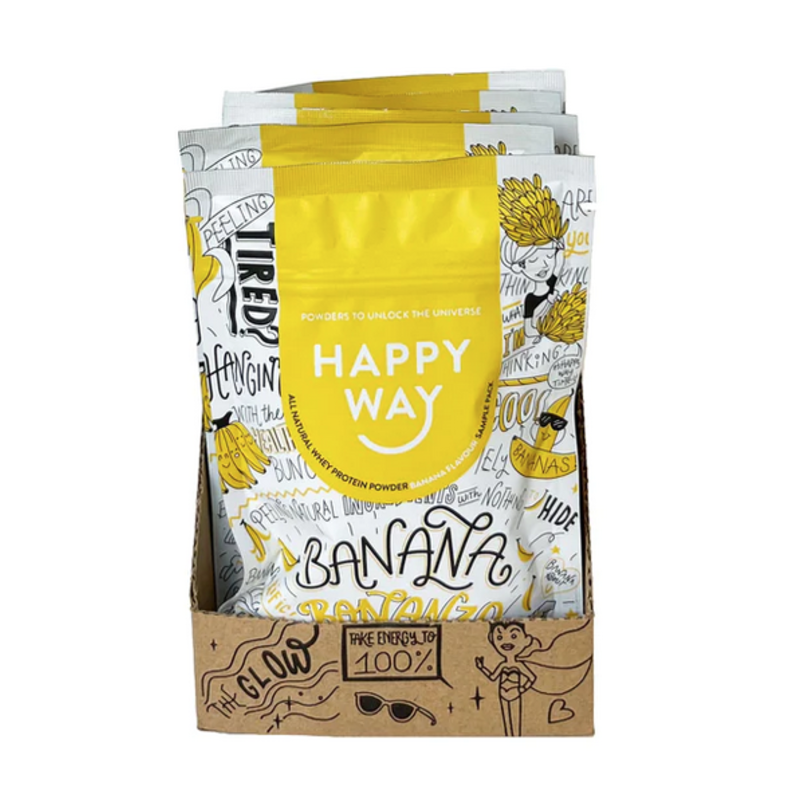 Happy Way Happy Way Whey Protein Banana 60g