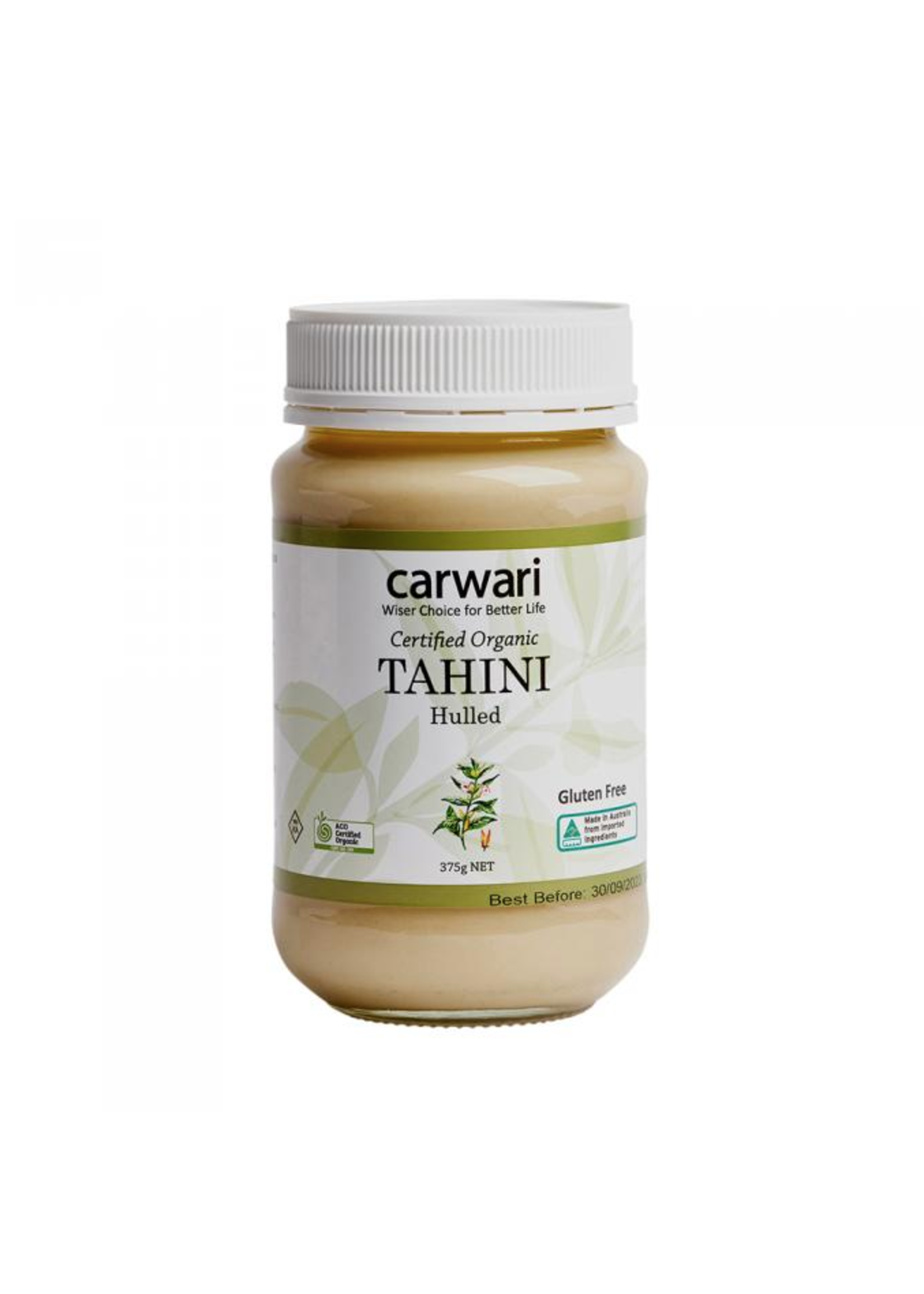 CARWARI Carwari Organic Tahini Hulled 375gm