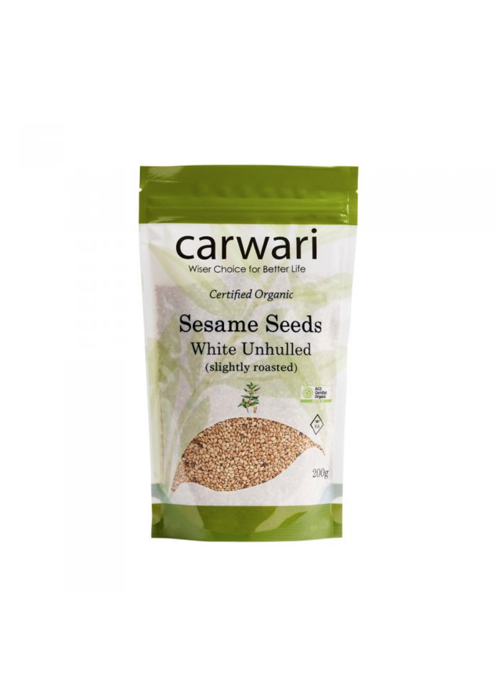 CARWARI Carwari Organic Sesame Seeds Unhulled 200g