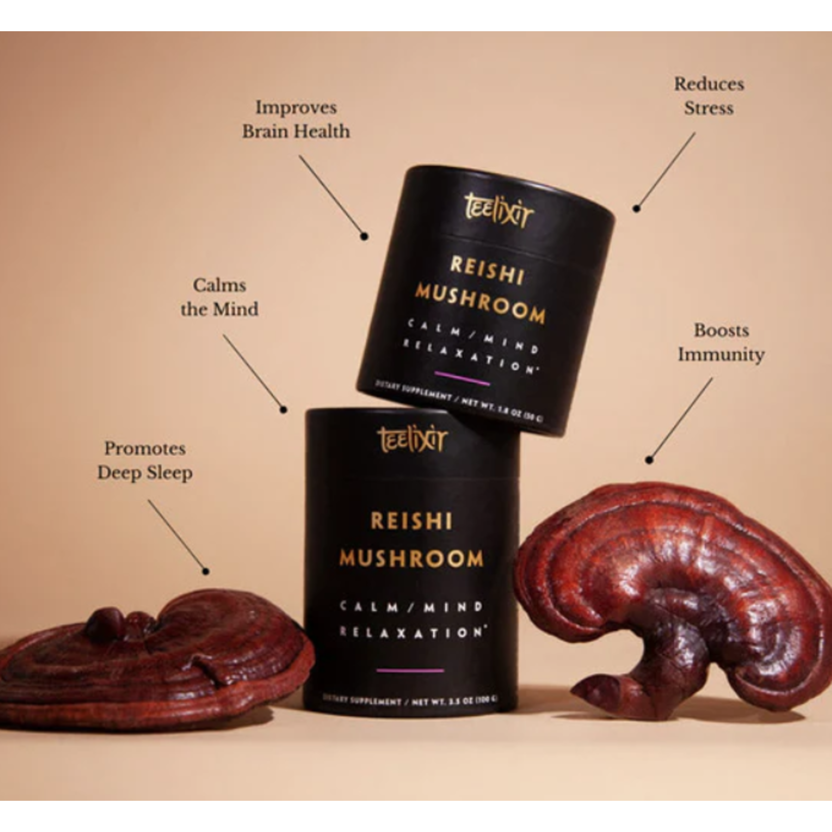 Teelixir Teelixir Organic Reishi Mushrooms 50g