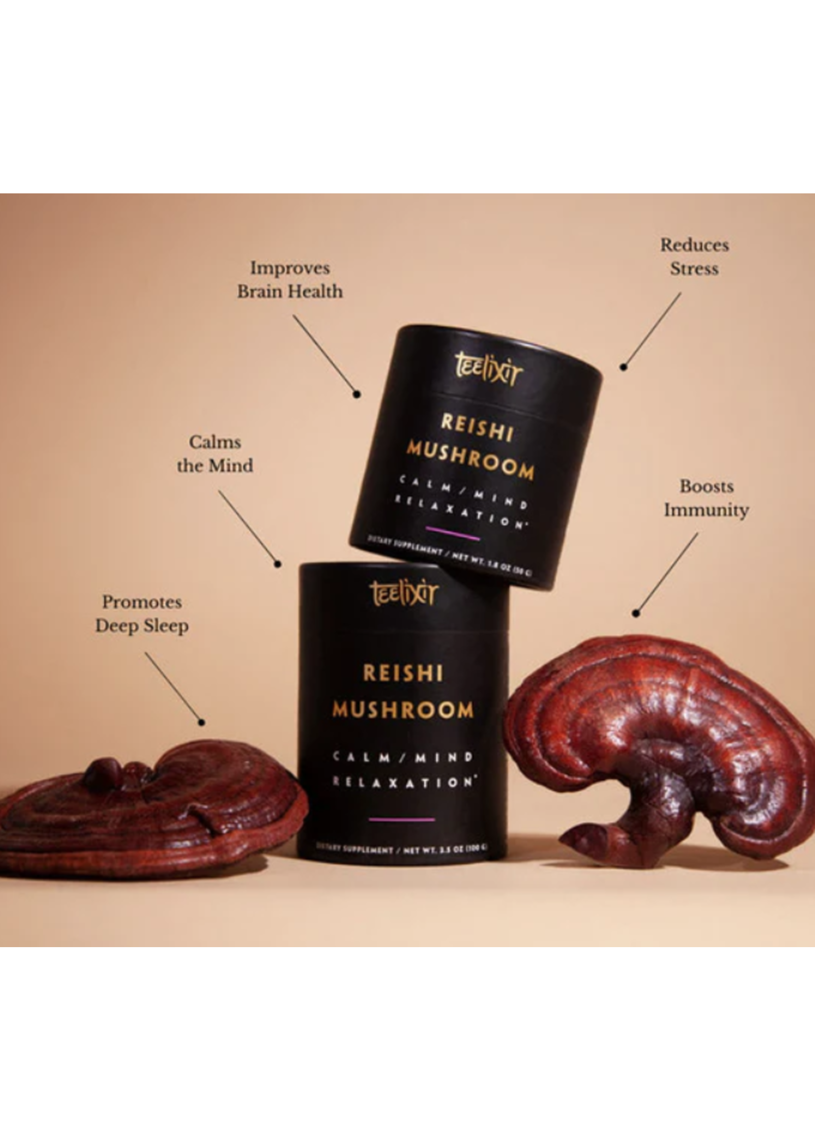 Teelixir Teelixir Organic Reishi Mushrooms 50g