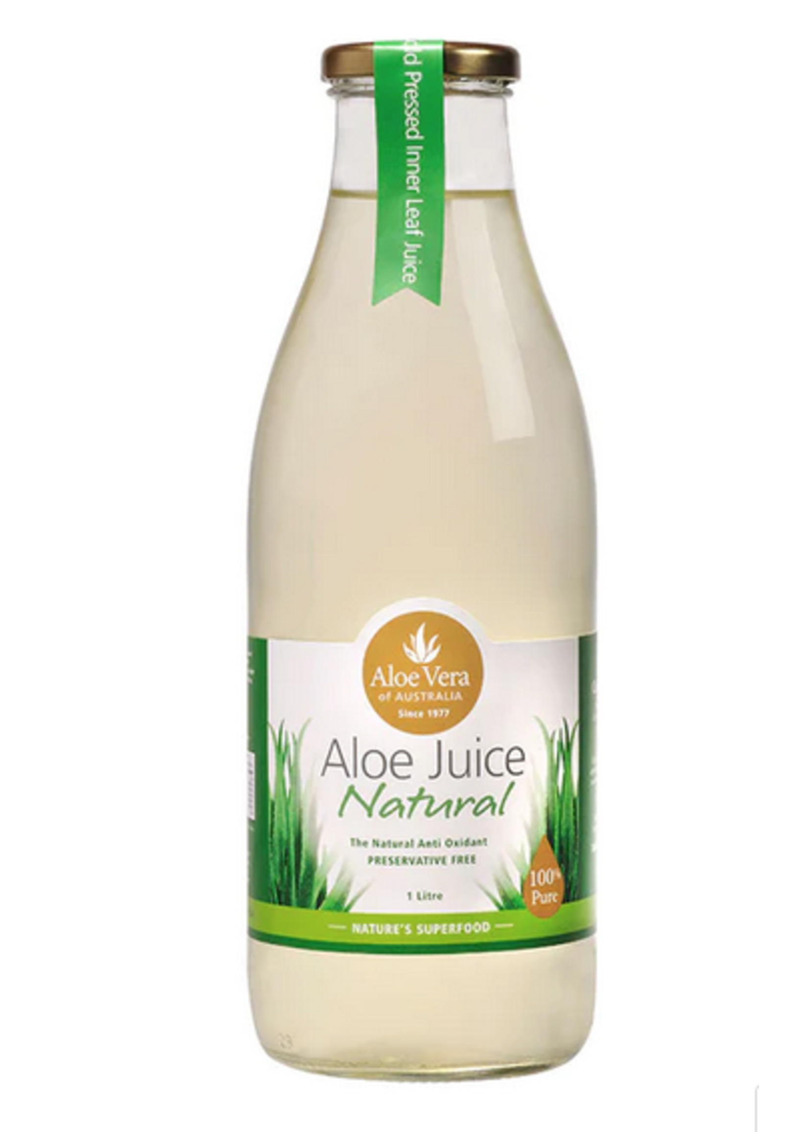 Aloe Vera of Australia Pty Ltd Aloe Vera of Australia Natural 100% Aloe Juice 1L