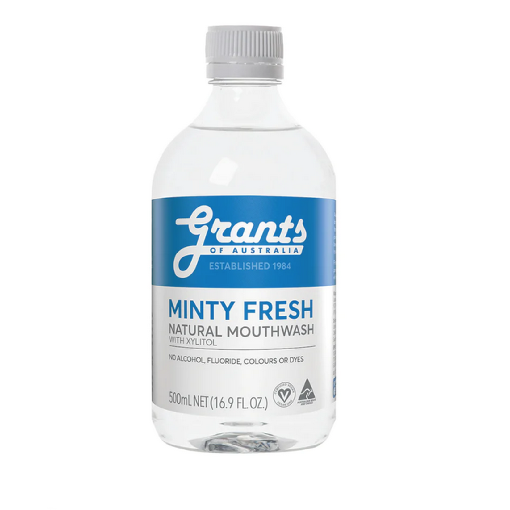 Grant's Grants Mouthwash 500ml Minty Fresh Natural
