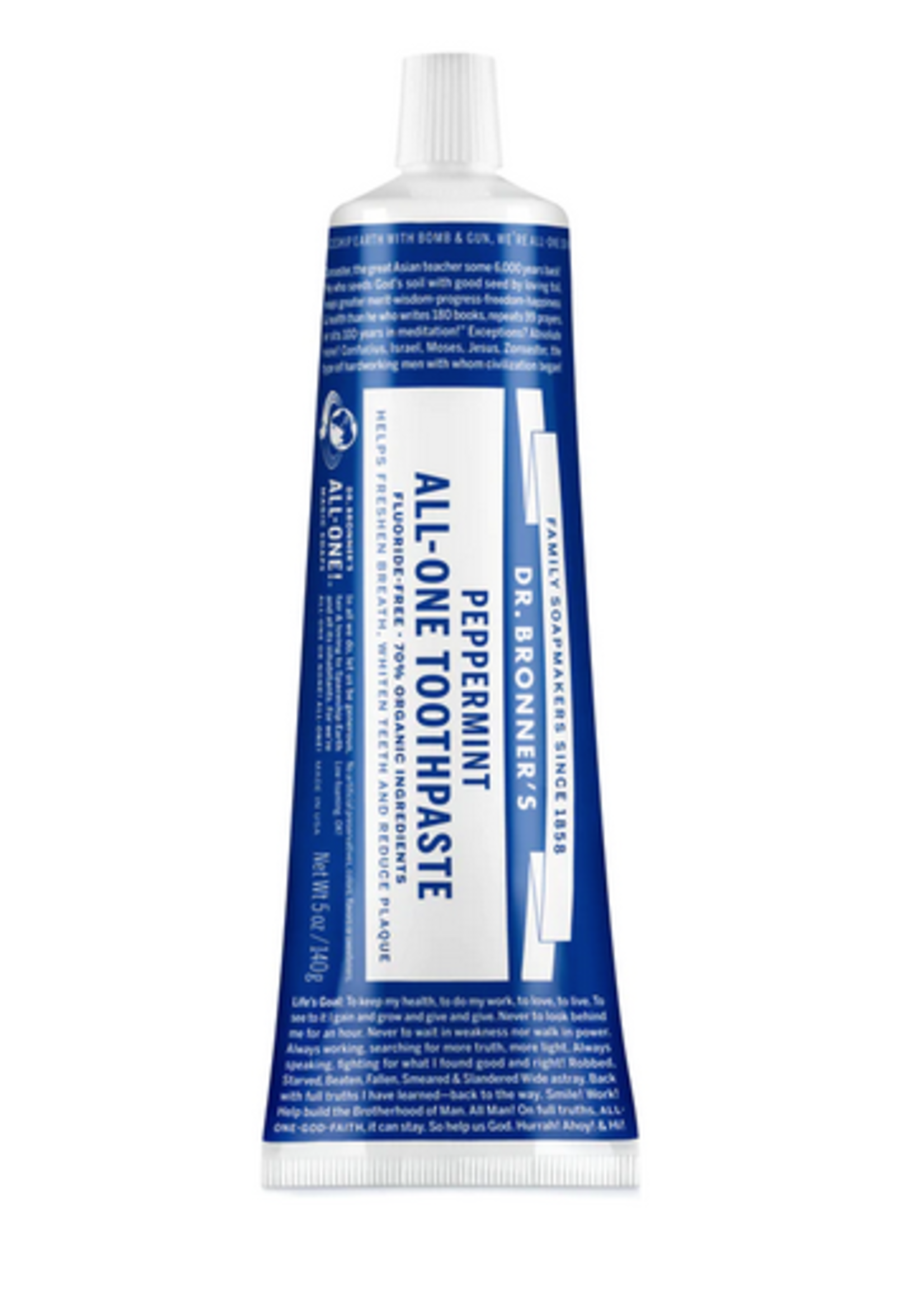 Dr Bronners Dr Bronners Toothpaste Peppermint140g