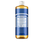 Dr Bronners Dr Bronners Organic Pure Castile Liquid Soap Peppermint 946ml (Dark Blue)