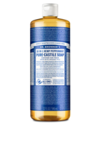 Dr Bronners Dr Bronners Organic Pure Castile Liquid Soap Peppermint 946ml (Dark Blue)