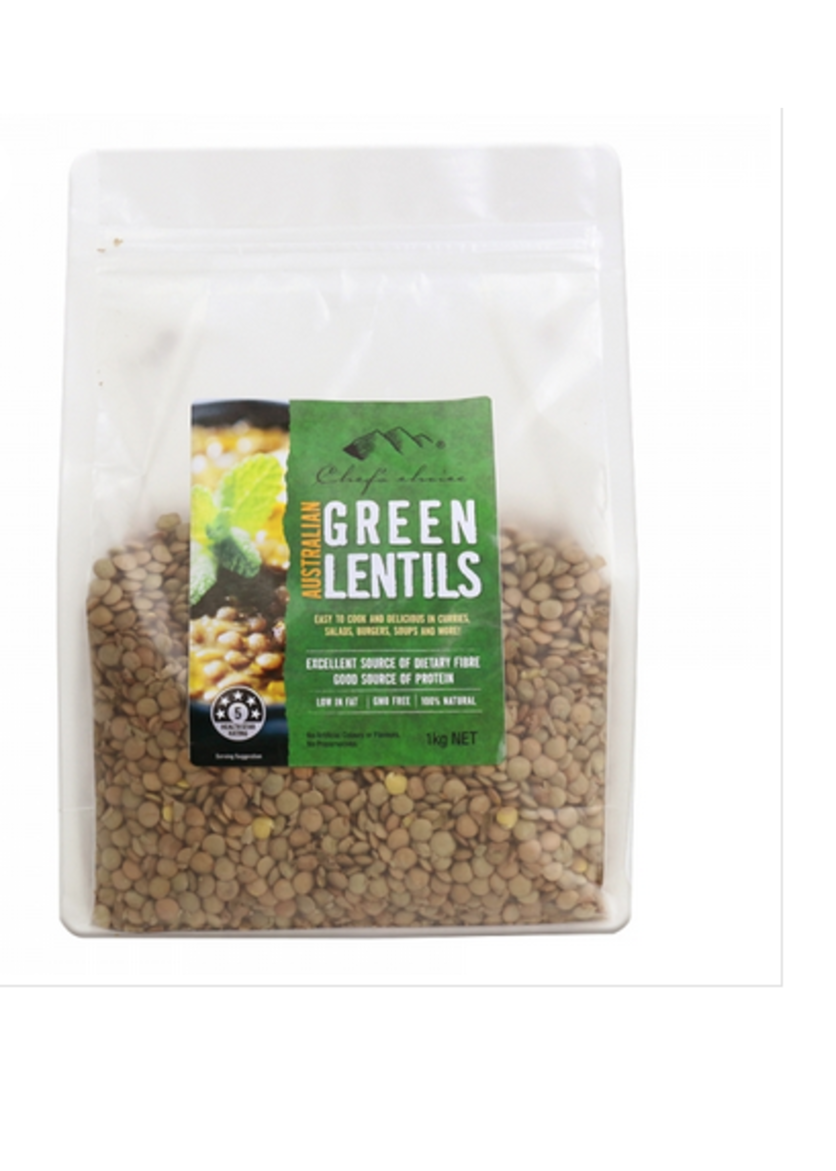 Chefs Choice Chefs Choice Australian Green Lentils 1kg